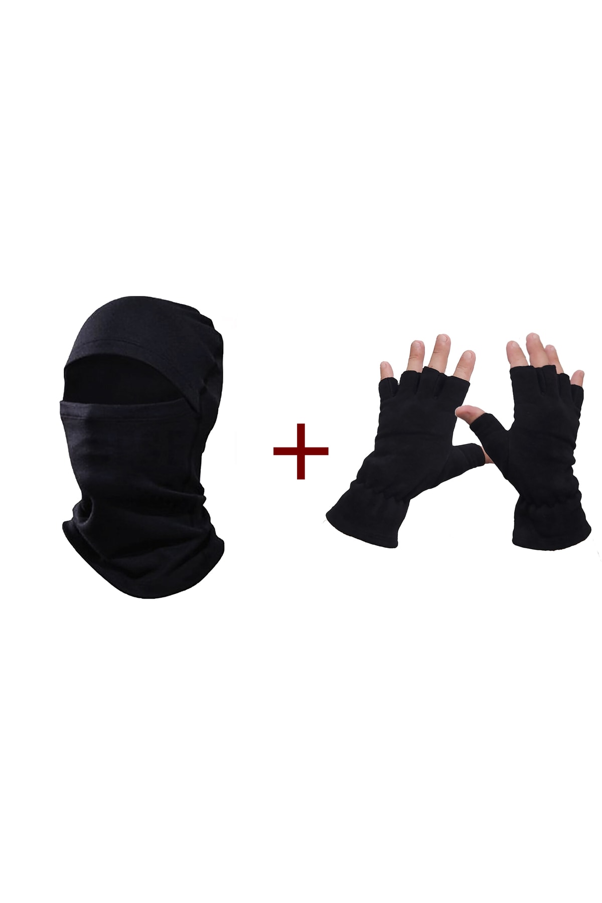 ست ماسک و دستکش مردانه راسته | Mrey SESEOUTDOOR