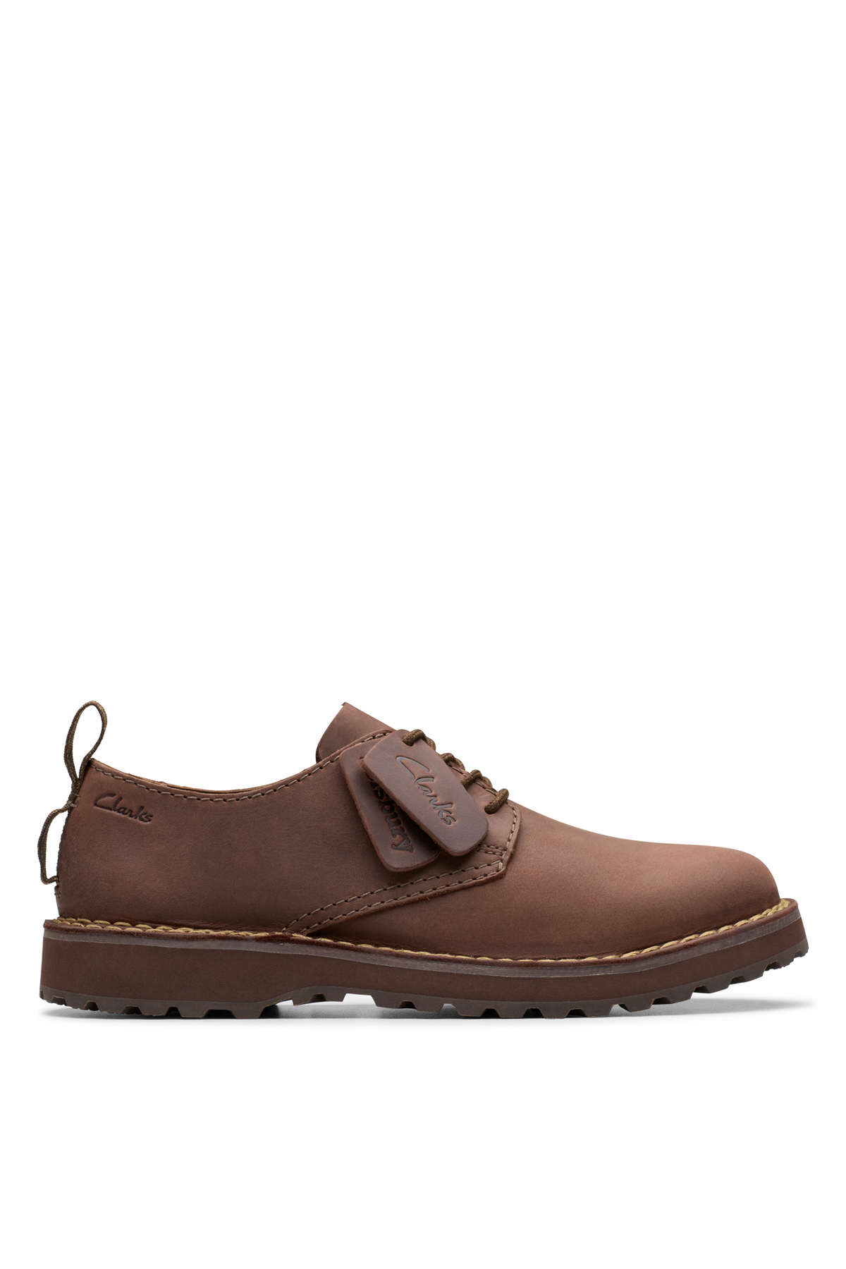 کفش چرم مردانه قهوهای، کفش توری سولزبری مردانه | کلارکس CLARKS 5003215938
