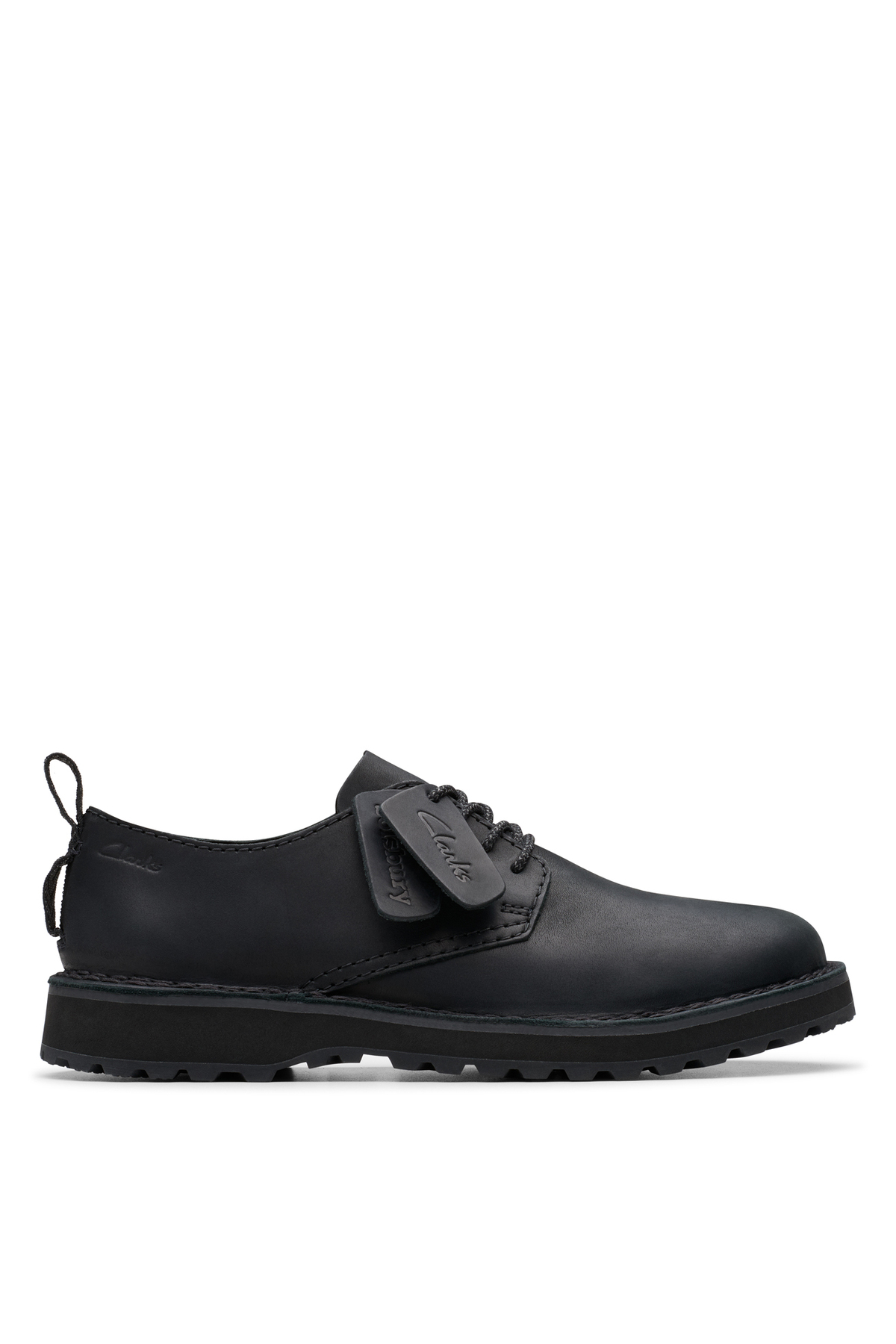 کفش چرم مردانه مشکی، کفش توری سولزبری مردانه راسته | کلارکس CLARKS 5003215962