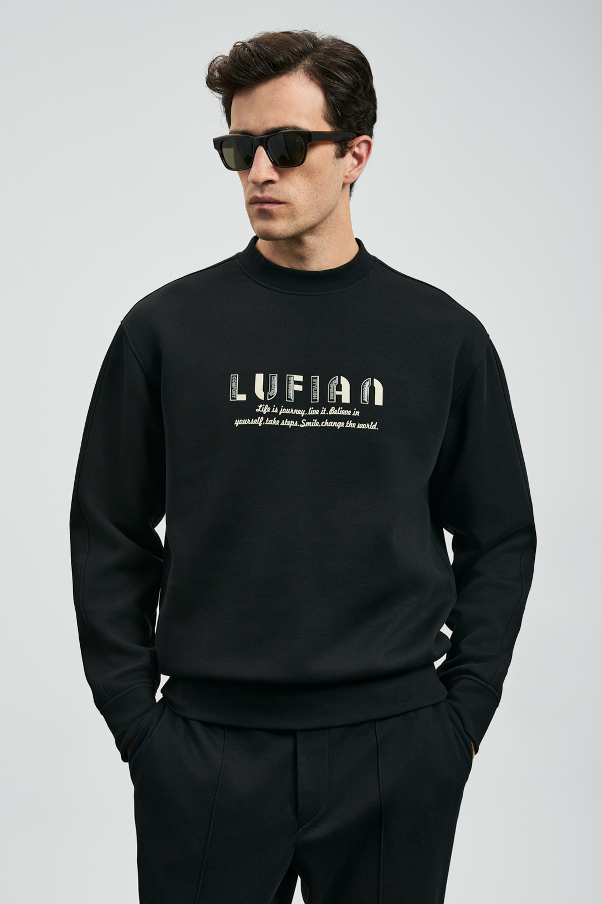 سویشرت مردانه راسته آستین استاندارد | لوفیان Lufian 112030178