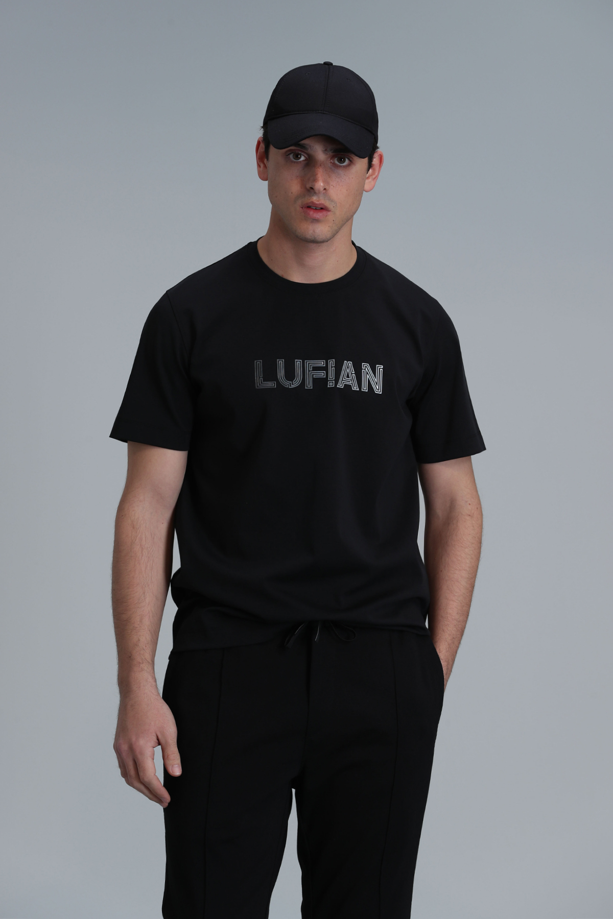 تی شرت مردانه هندسی آستین کوتاه | لوفیان Lufian 111020197