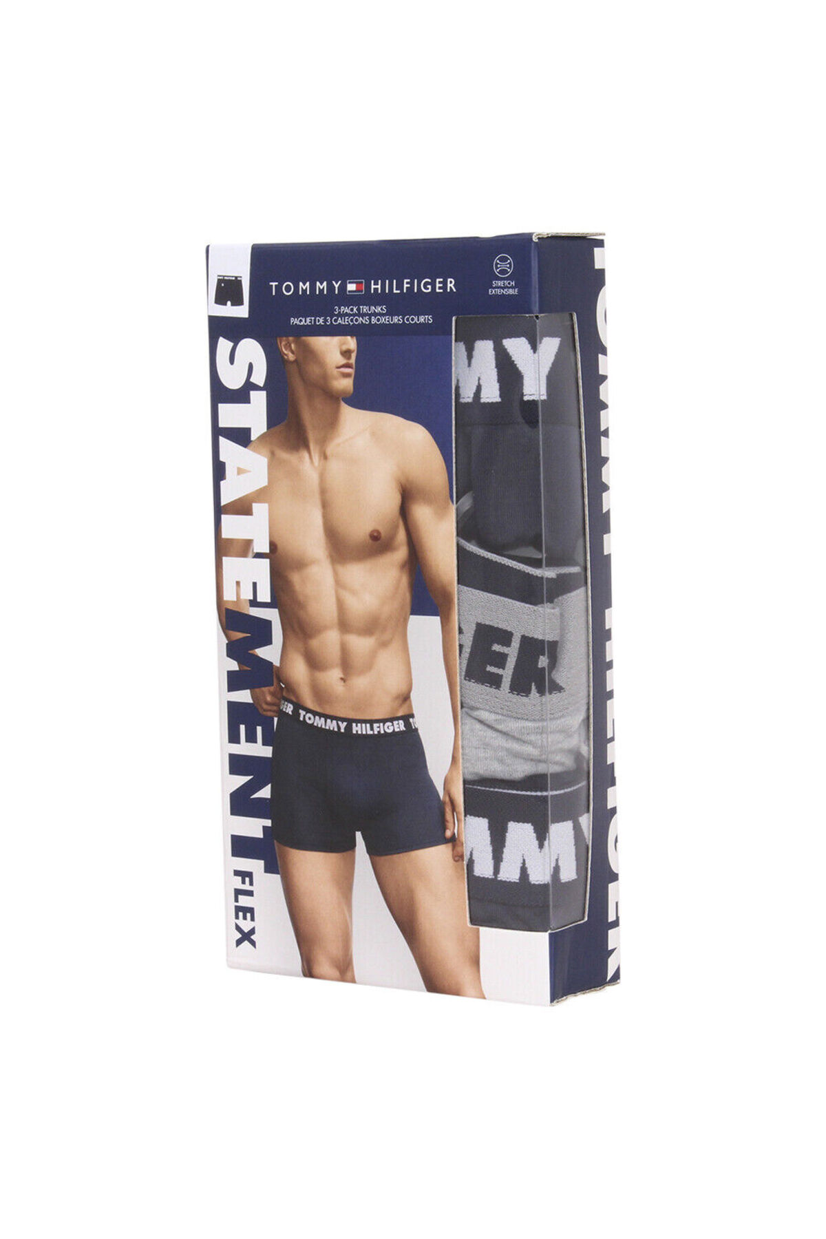 باکسر مردانه راسته فاق نرمال | تامی هیلفیگر Tommy Hilfiger 09T3798-410