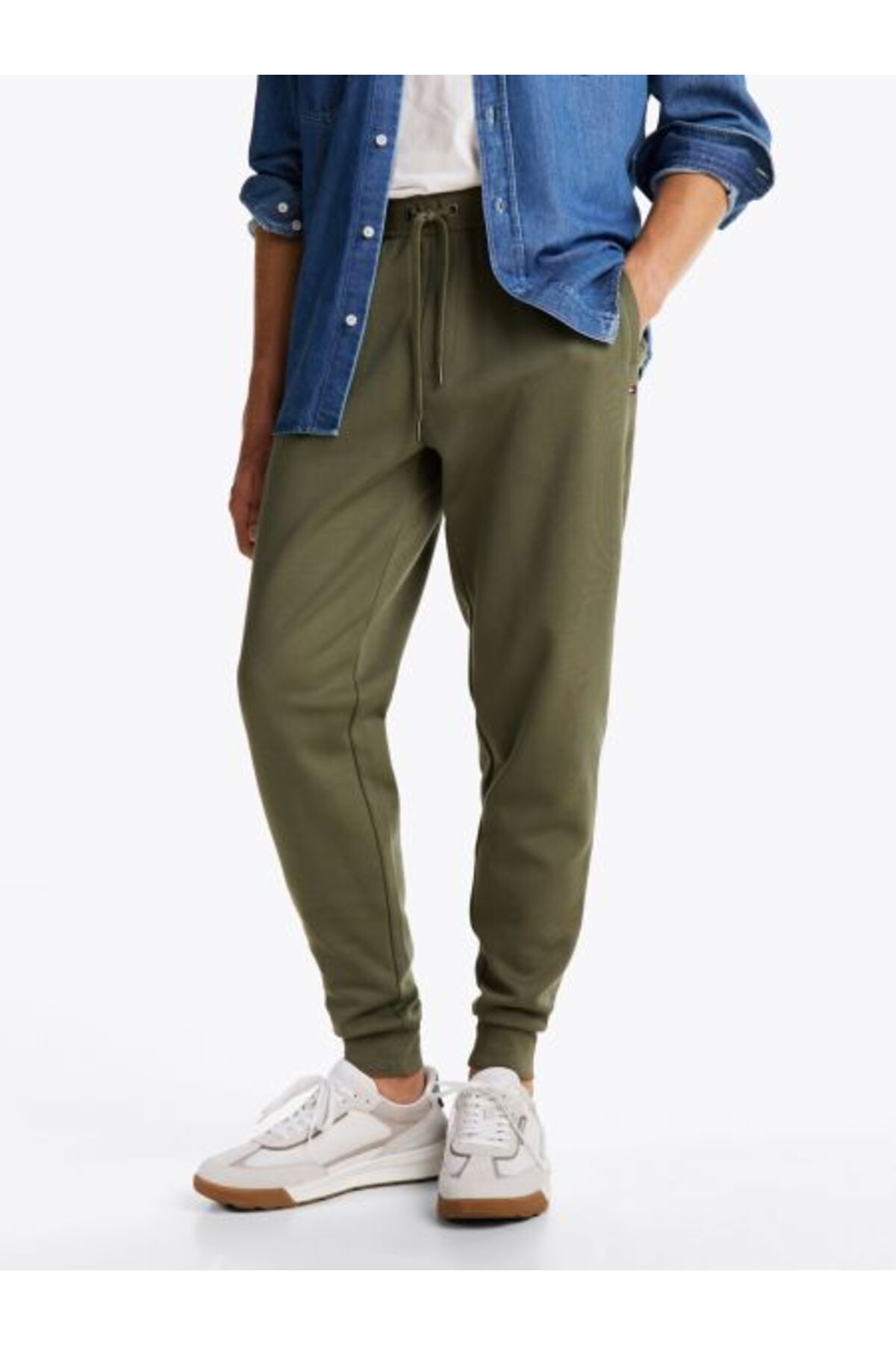 شلوار اسپورت مردانه راسته فاق نرمال | تامی هیلفیگر Tommy Hilfiger MW0MW37242PLI