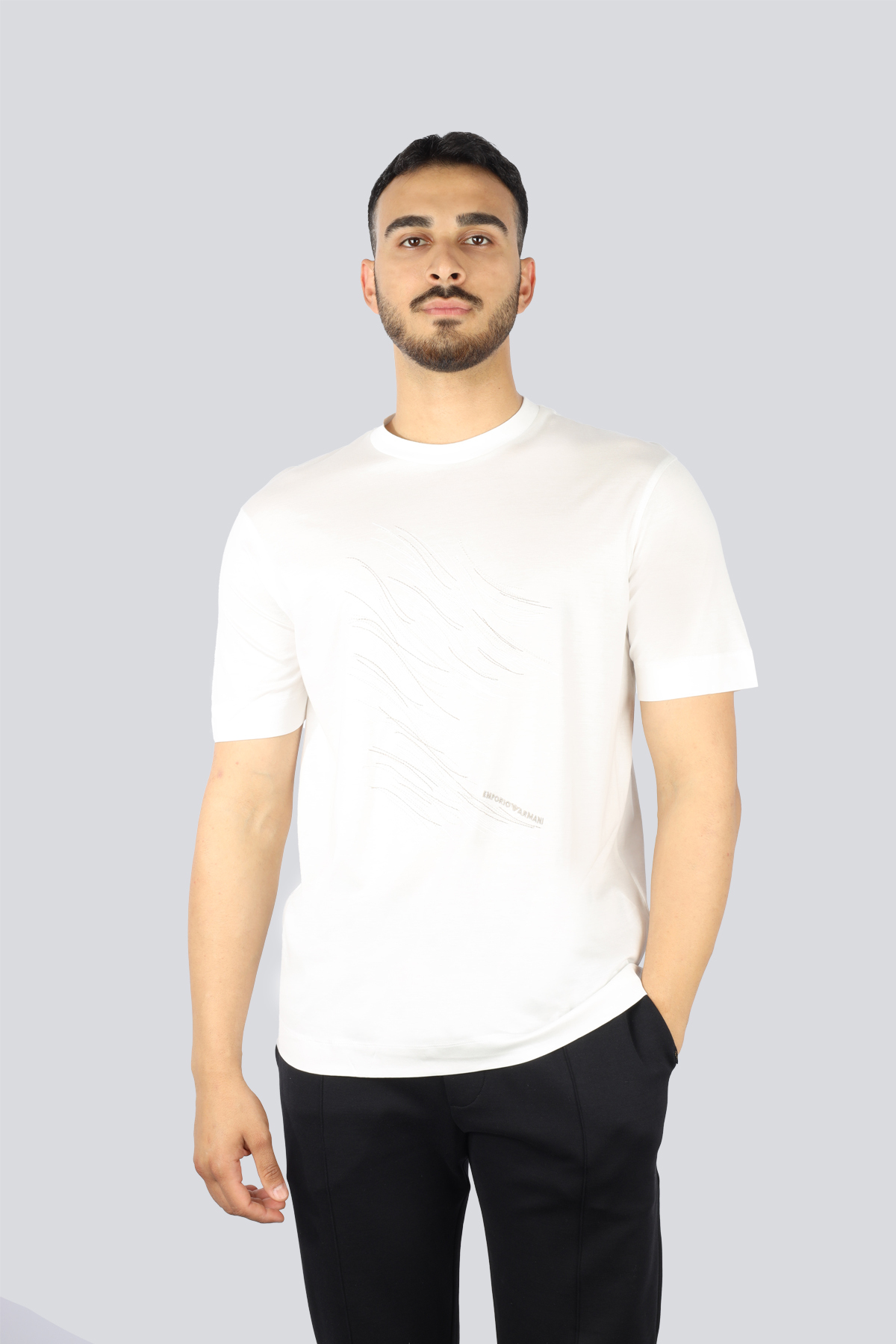 تی شرت مردانه راسته آستین کوتاه | امپوریو آرمانی Emporio Armani EM001023 AF13747