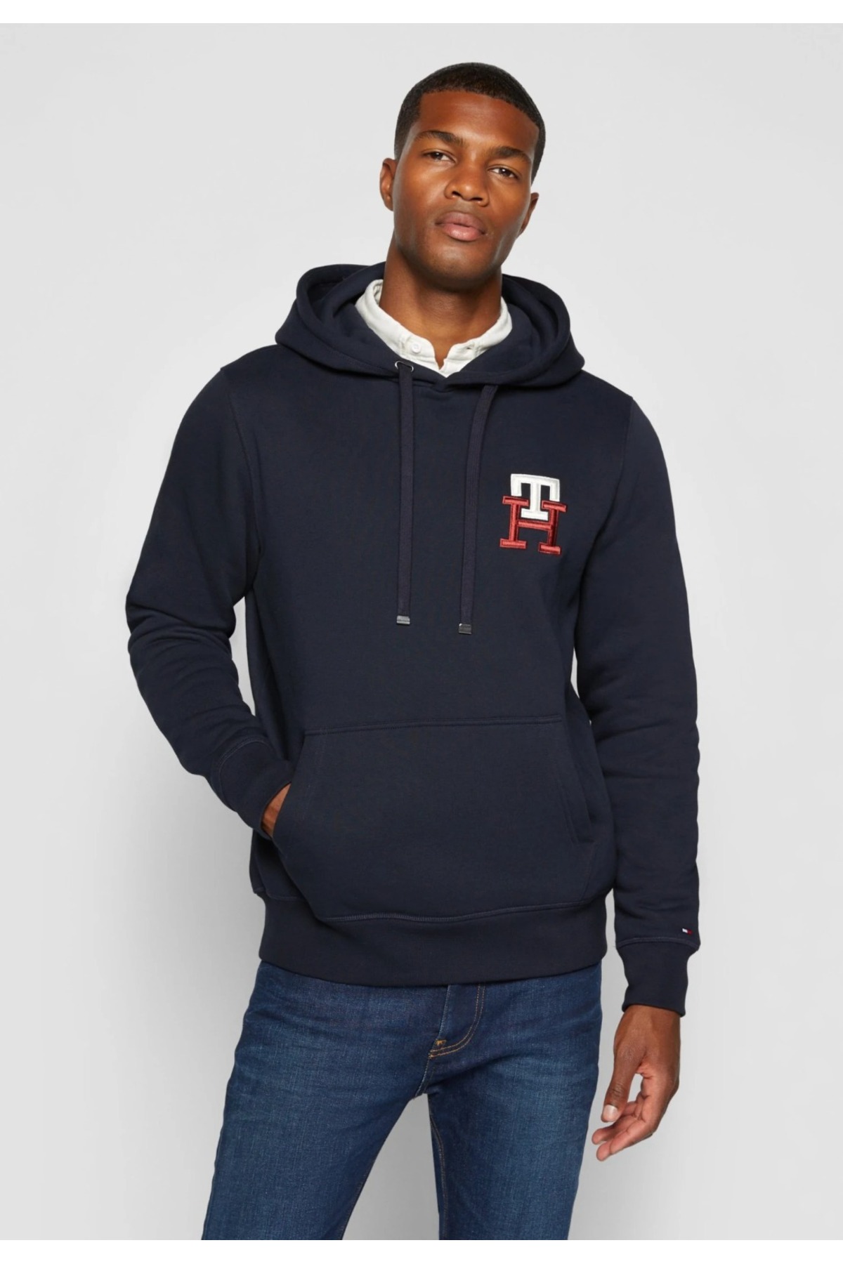 سویشرت مردانه بافتنی آستین بلند | تامی هیلفیگر Tommy Hilfiger WWQQ0018872-TS