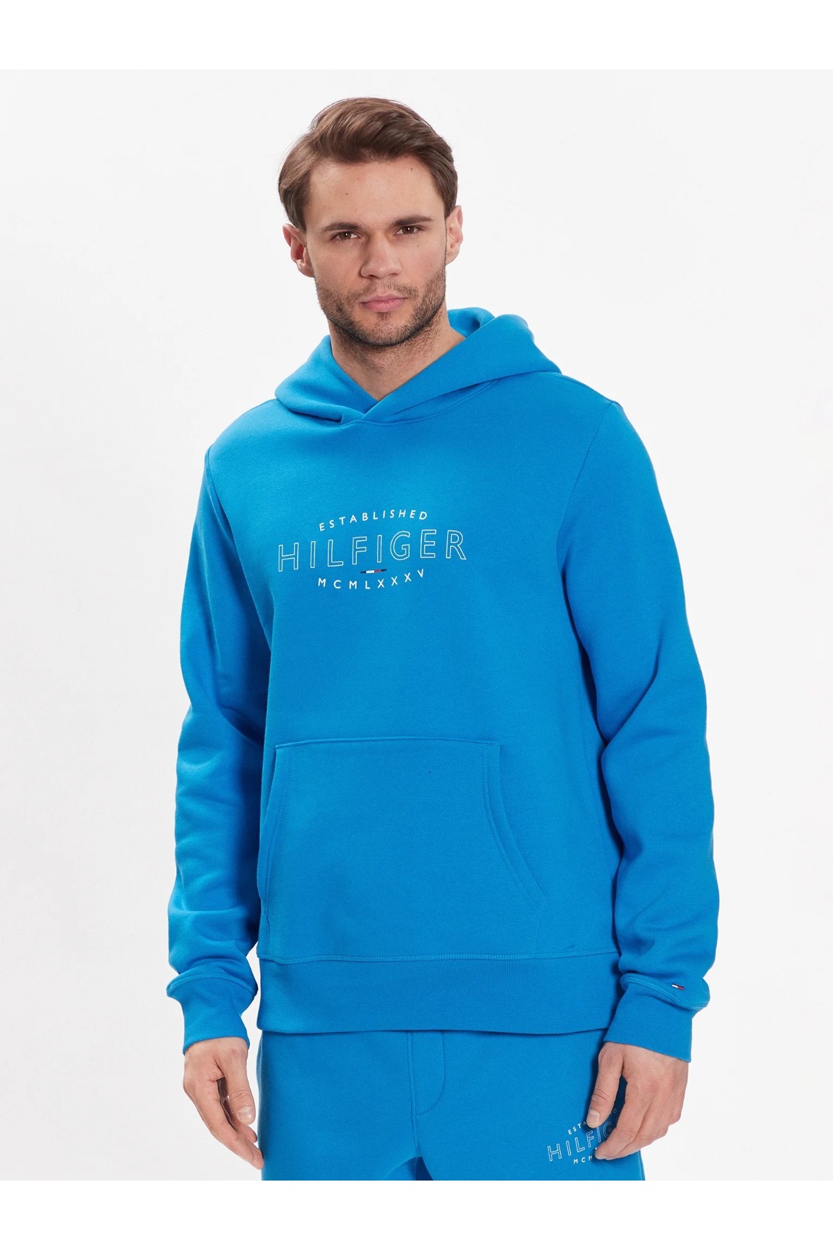 سویشرت مردانه بافتنی آستین بلند | تامی هیلفیگر Tommy Hilfiger WWQQ0151667-TS