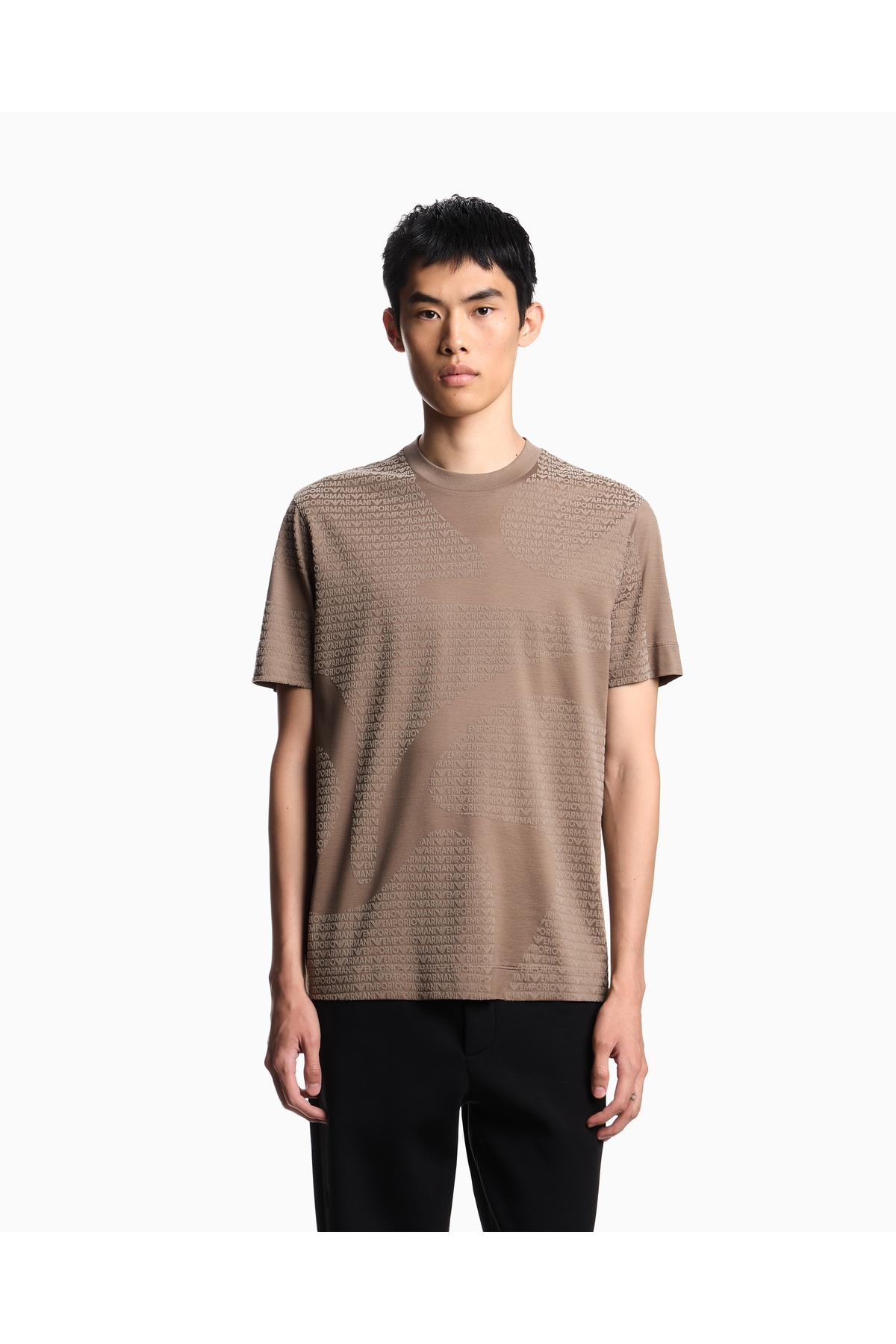 تی شرت مردانه طرح دار بند دار | امپوریو آرمانی Emporio Armani EM002957 AF10017
