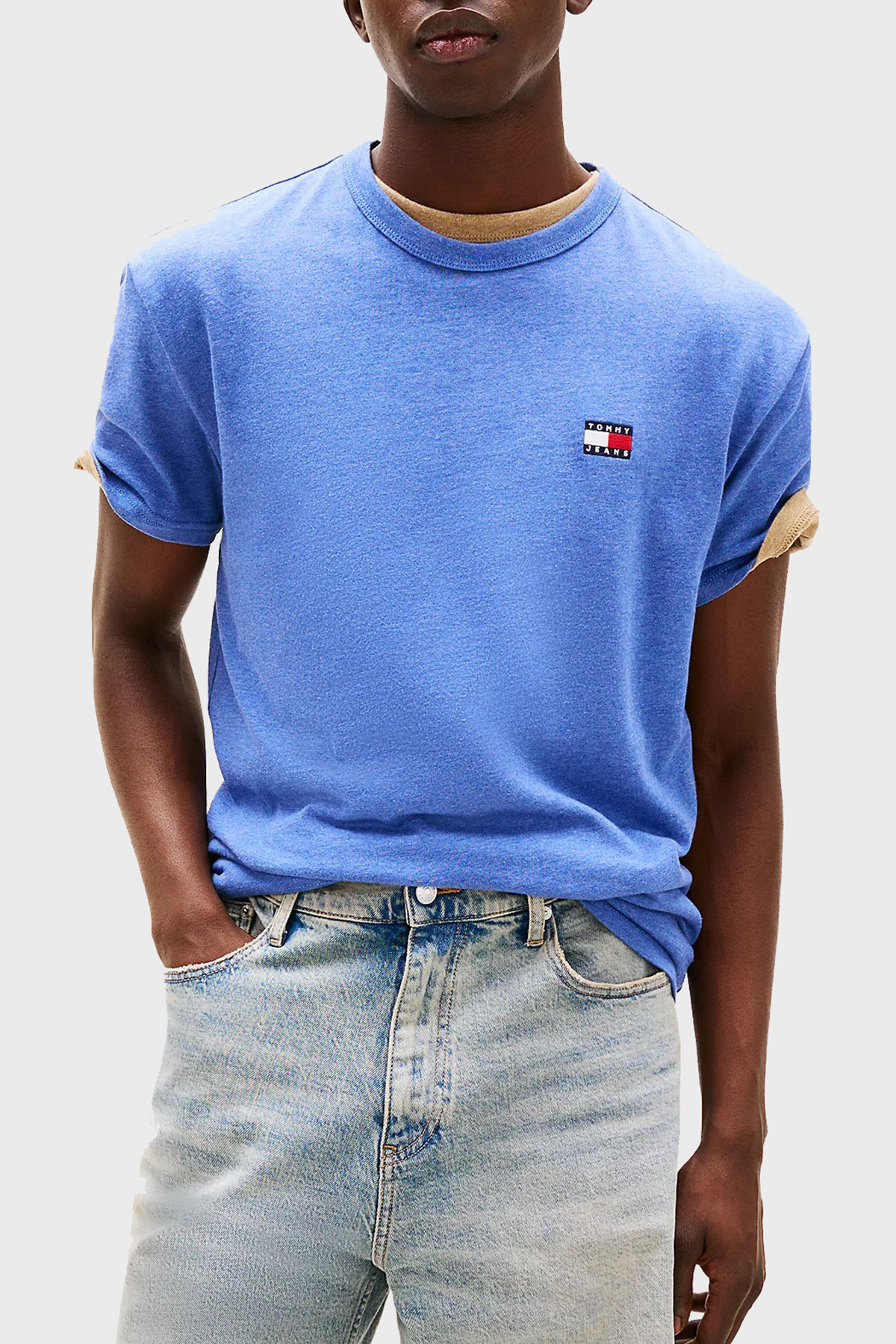 تی شرت مردانه راسته آستین کوتاه | تامی جینز Tommy Jeans DM0DM20322 DSF
