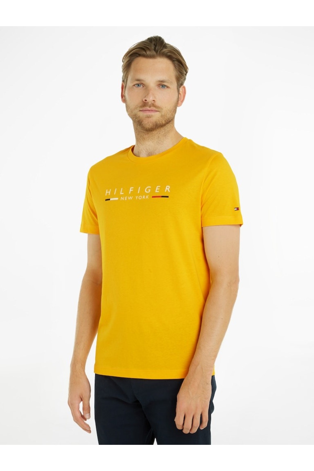 تی شرت مردانه طرح دار آستین کوتاه | تامی هیلفیگر Tommy Hilfiger W0WQ00125-TO