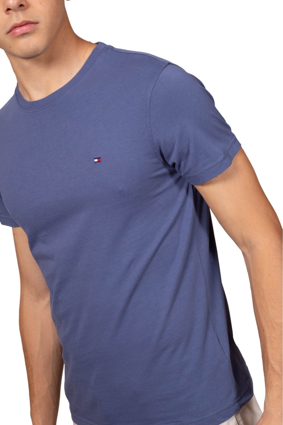 تی شرت مردانه راسته آستین کوتاه | تامی هیلفیگر Tommy Hilfiger MW0MW10800ZE1-TH