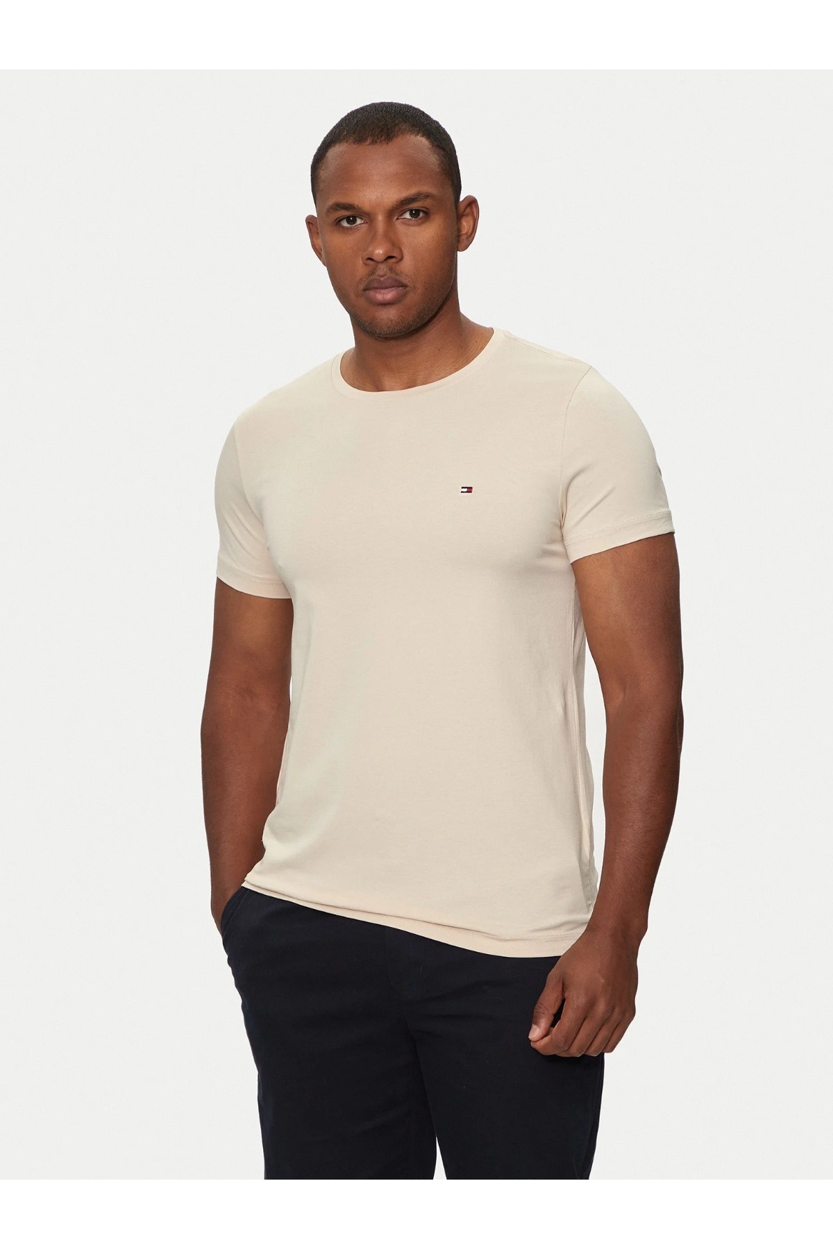 تی شرت مردانه راسته آستین کوتاه | تامی هیلفیگر Tommy Hilfiger MW0MW10800ZE1-TH