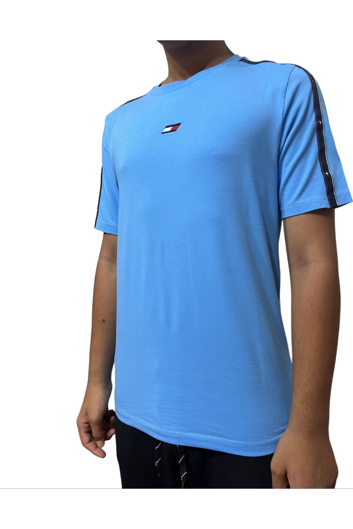 تی شرت مردانه طرح دار آستین کوتاه | تامی هیلفیگر Tommy Hilfiger WQQ0120-TH
