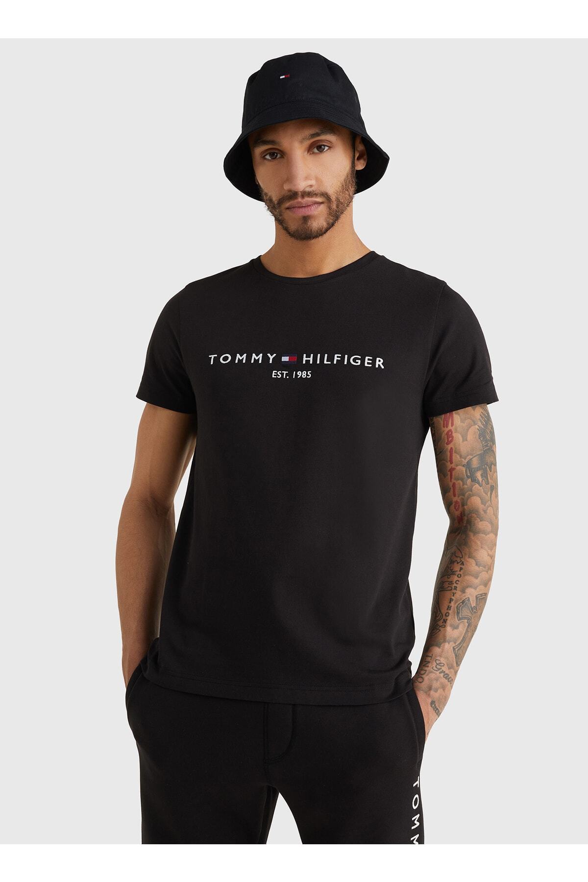 تی شرت مردانه راسته آستین استاندارد | تامی هیلفیگر Tommy Hilfiger 5002911445
