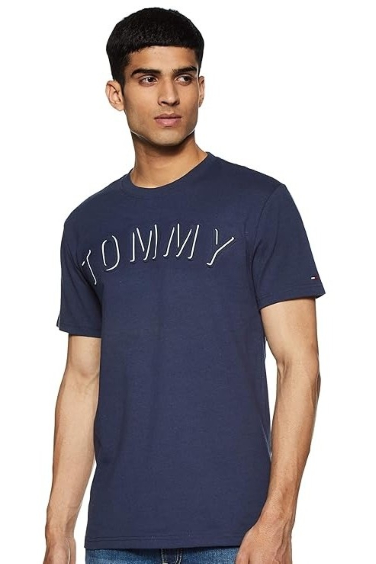 تی شرت مردانه طرح دار آستین کوتاه | تامی هیلفیگر Tommy Hilfiger DM04536PRS