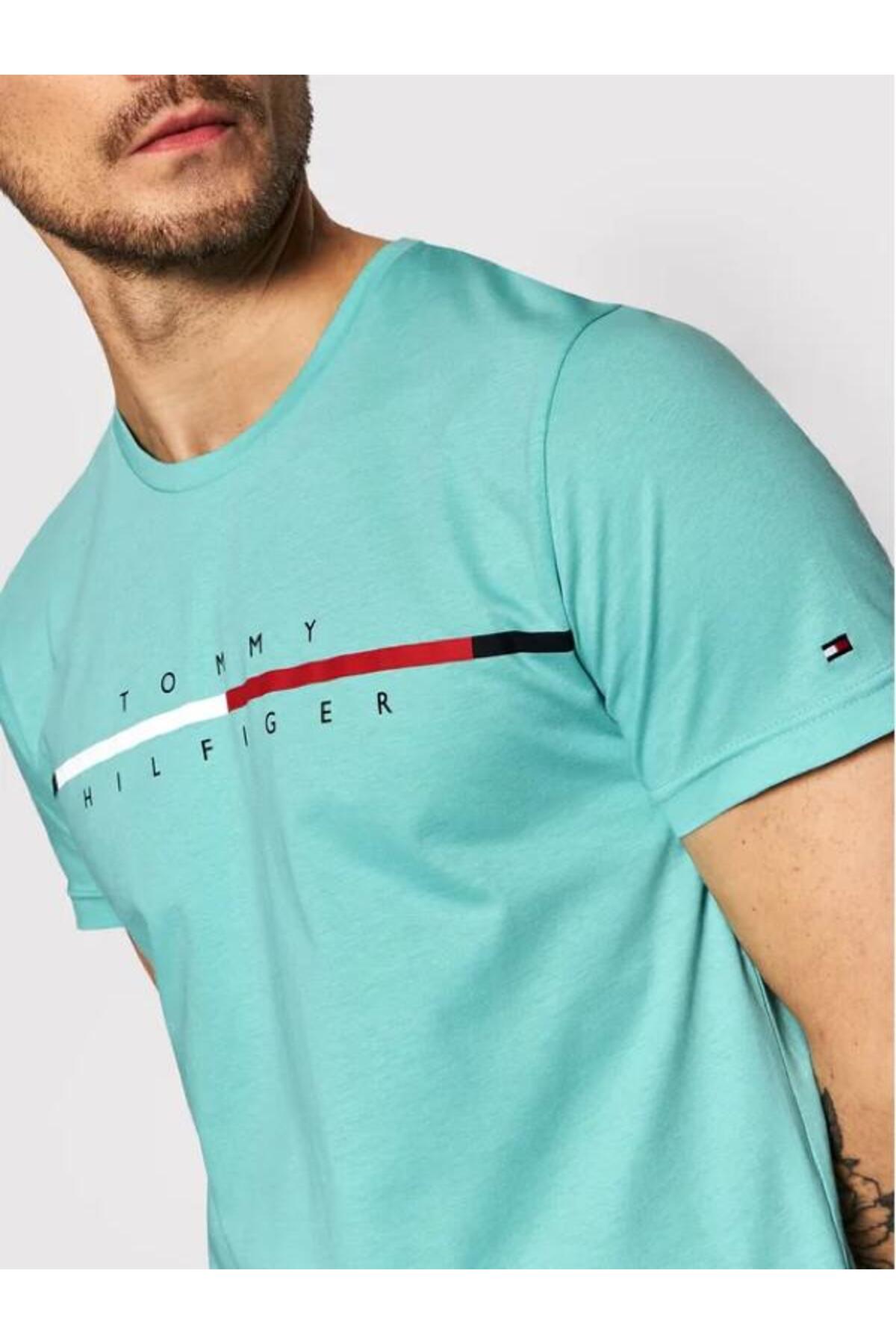 تی شرت مردانه طرح دار آستین کوتاه | تامی هیلفیگر Tommy Hilfiger MW0MW22128-07