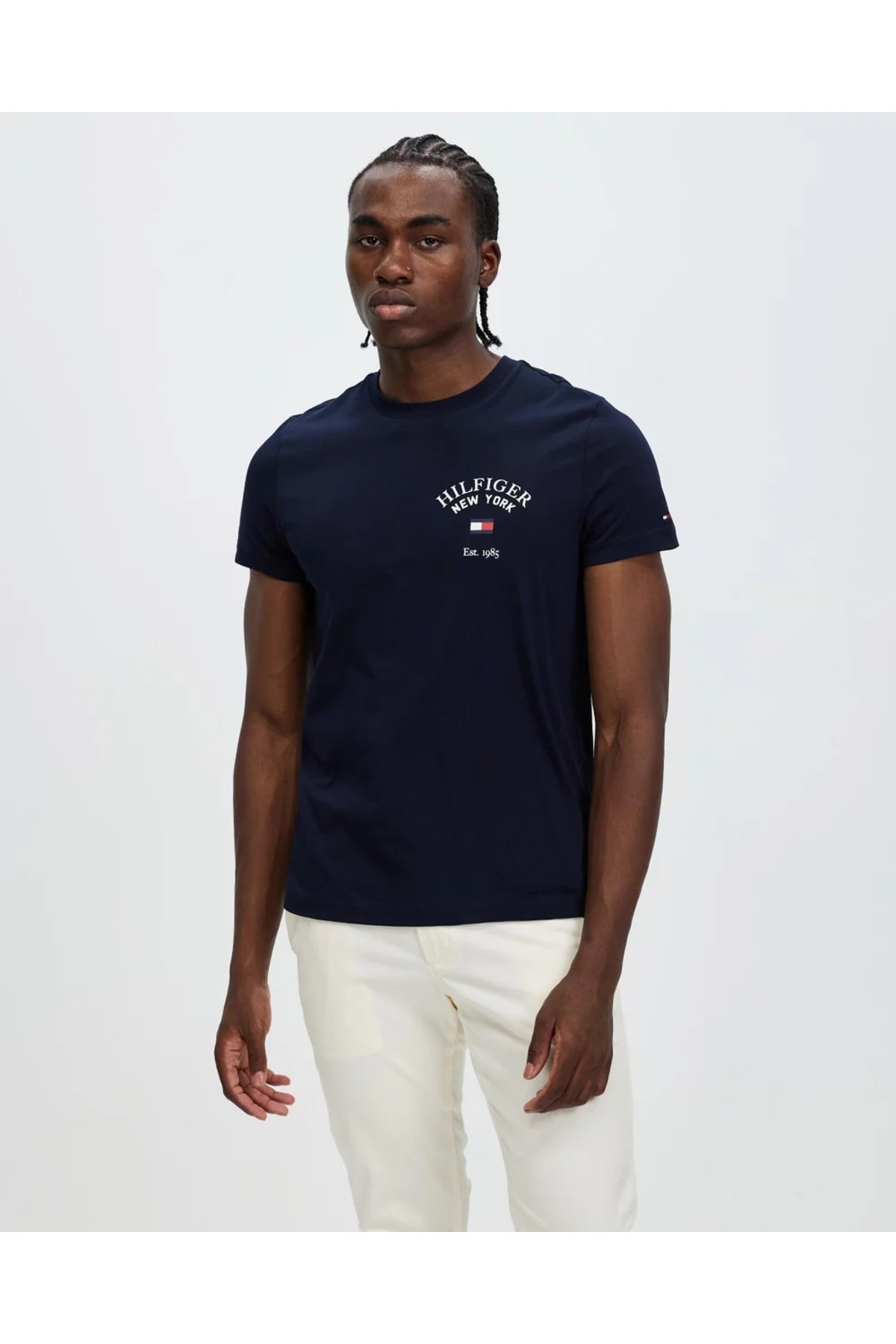 تی شرت مردانه طرح دار آستین کوتاه | تامی هیلفیگر Tommy Hilfiger MW0MW33689-TO