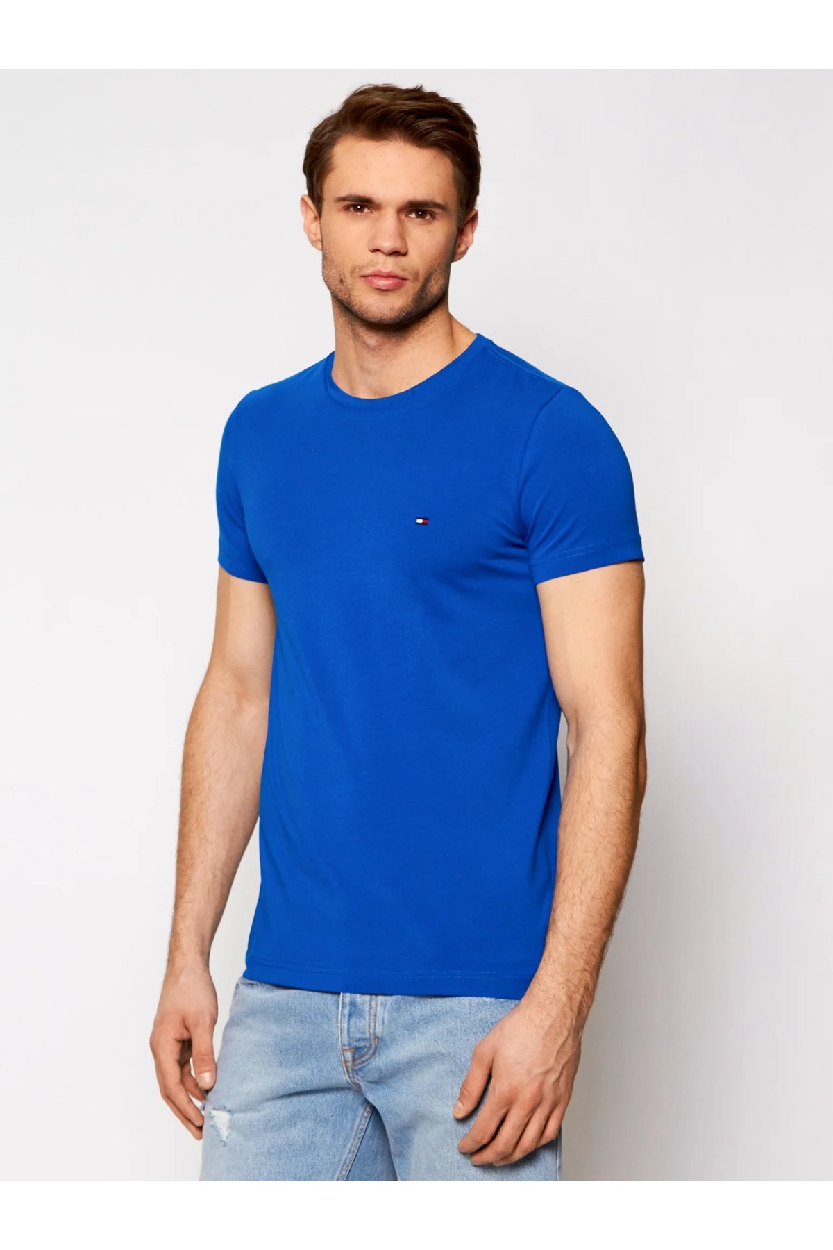 تی شرت مردانه راسته آستین کوتاه | تامی هیلفیگر Tommy Hilfiger MW0MW10800ZE1-TH