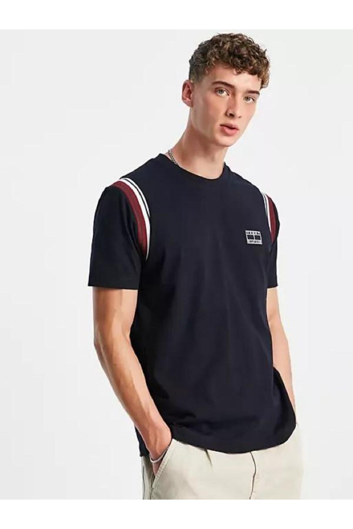تی شرت مردانه اسلیمی آستین کوتاه | تامی هیلفیگر Tommy Hilfiger WQ1027W-TH