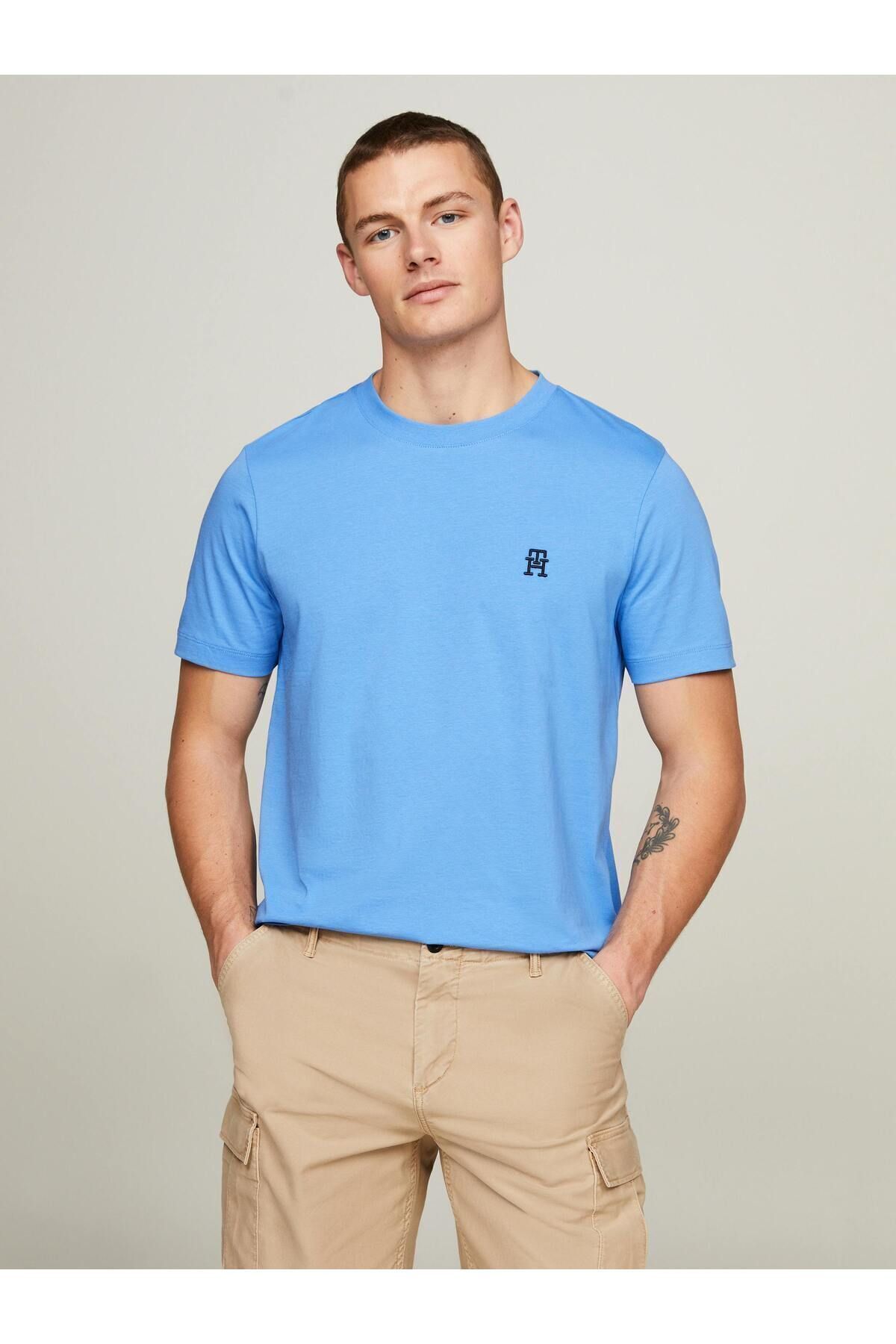 تی شرت مردانه راسته آستین کوتاه | تامی هیلفیگر Tommy Hilfiger MW0MW33987