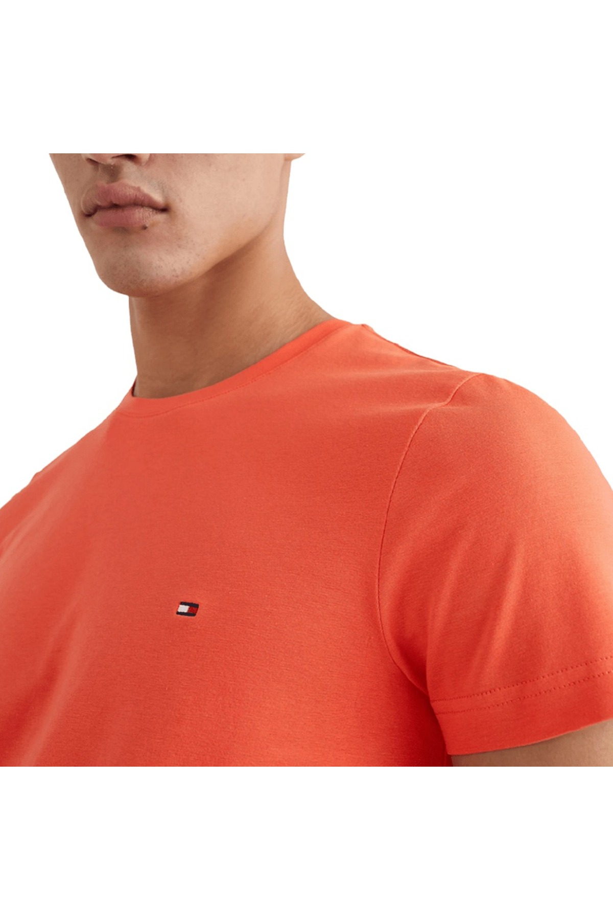 تی شرت مردانه راسته آستین کوتاه | تامی هیلفیگر Tommy Hilfiger MW0MW10800ZE1-TH