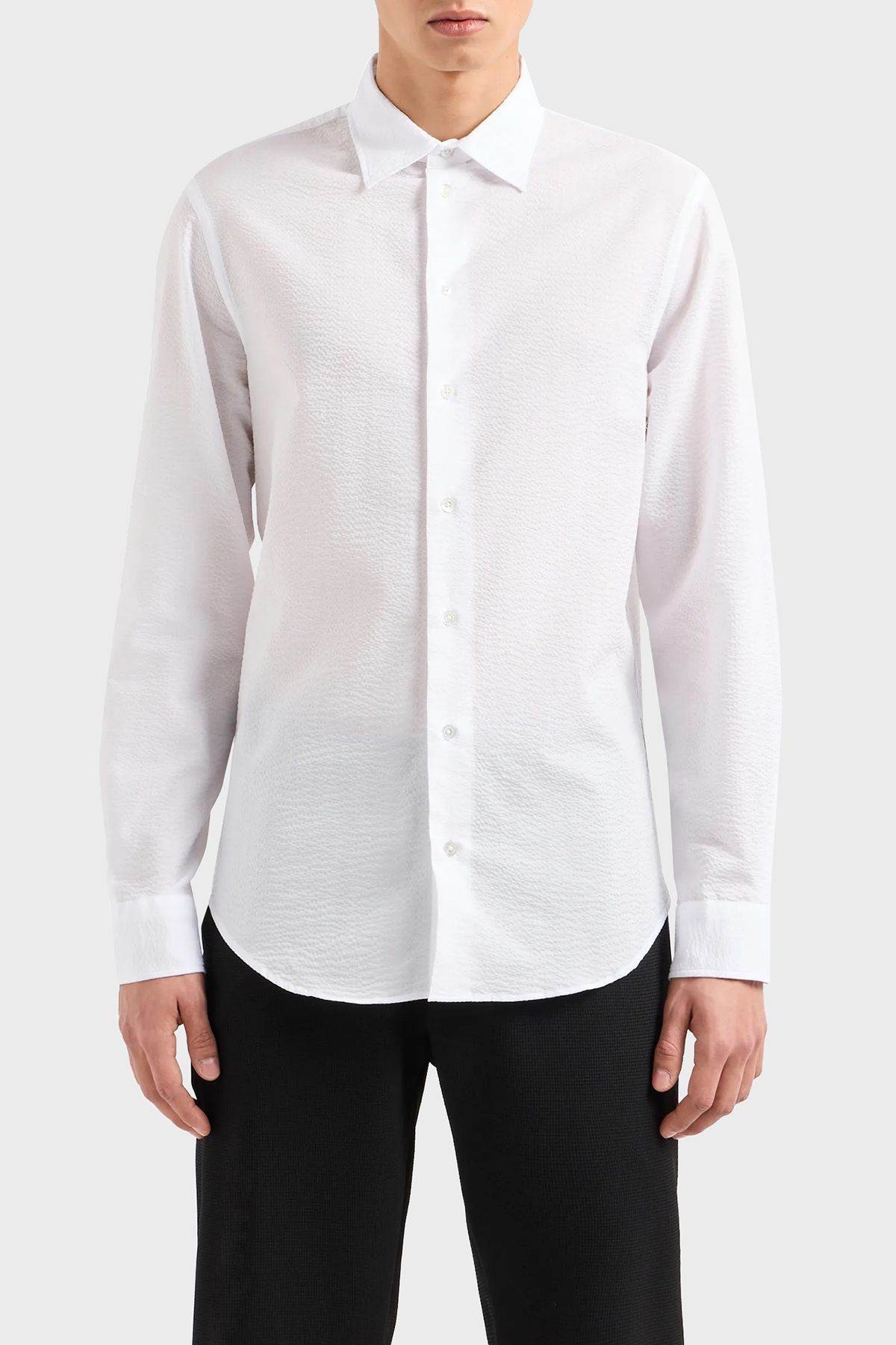 پیراهن مردانه راسته آستین بلند | امپوریو آرمانی Emporio Armani E31SM0 F1336 100
