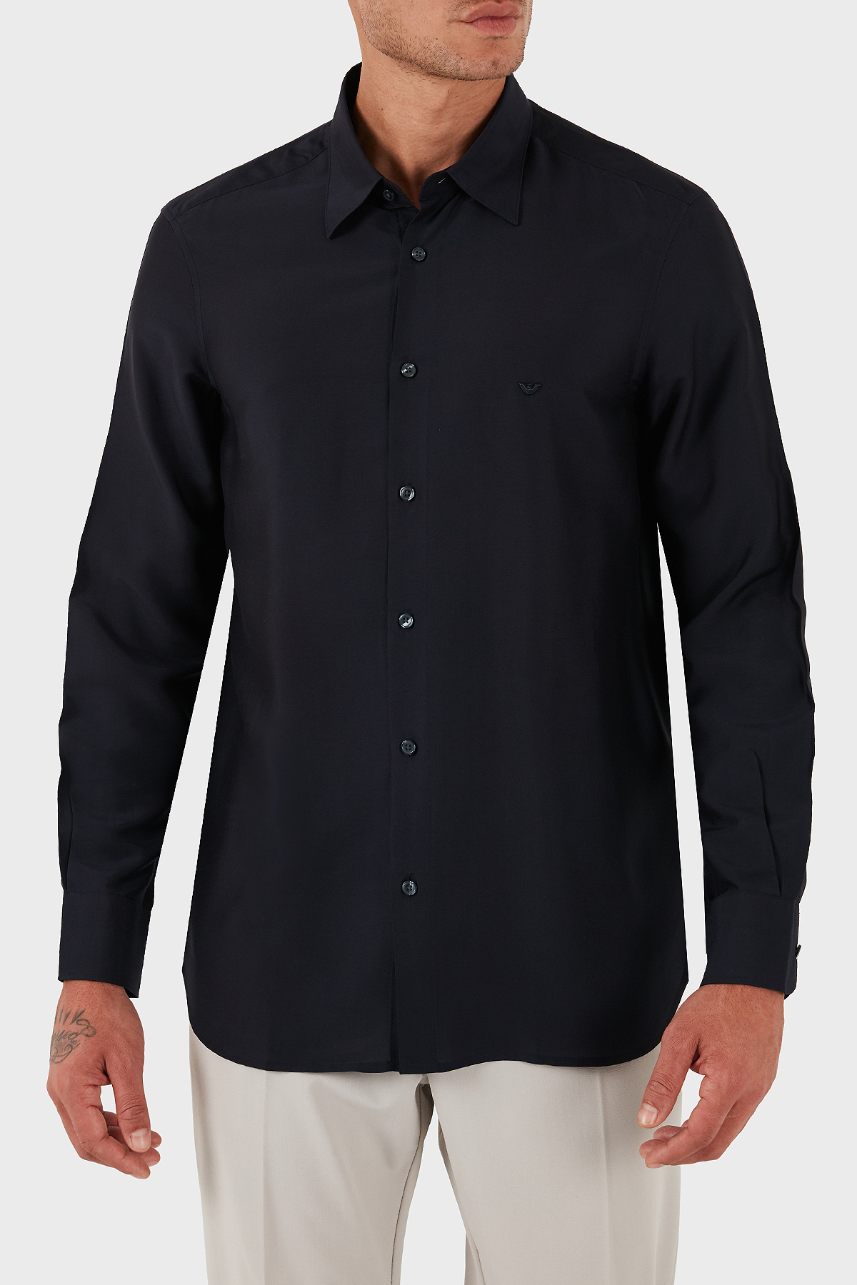 پیراهن مردانه راسته آستین بلند | امپوریو آرمانی Emporio Armani EM001537 AF17293 UB118
