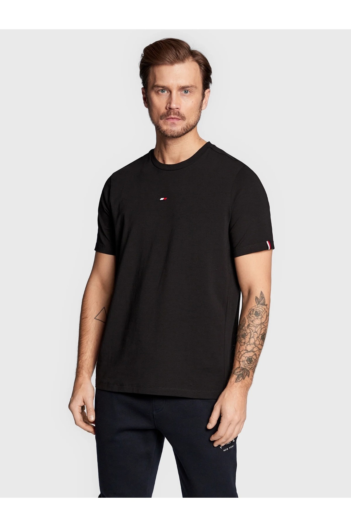 تی شرت مردانه راسته آستین کوتاه | تامی هیلفیگر Tommy Hilfiger MW0MW27934-TO