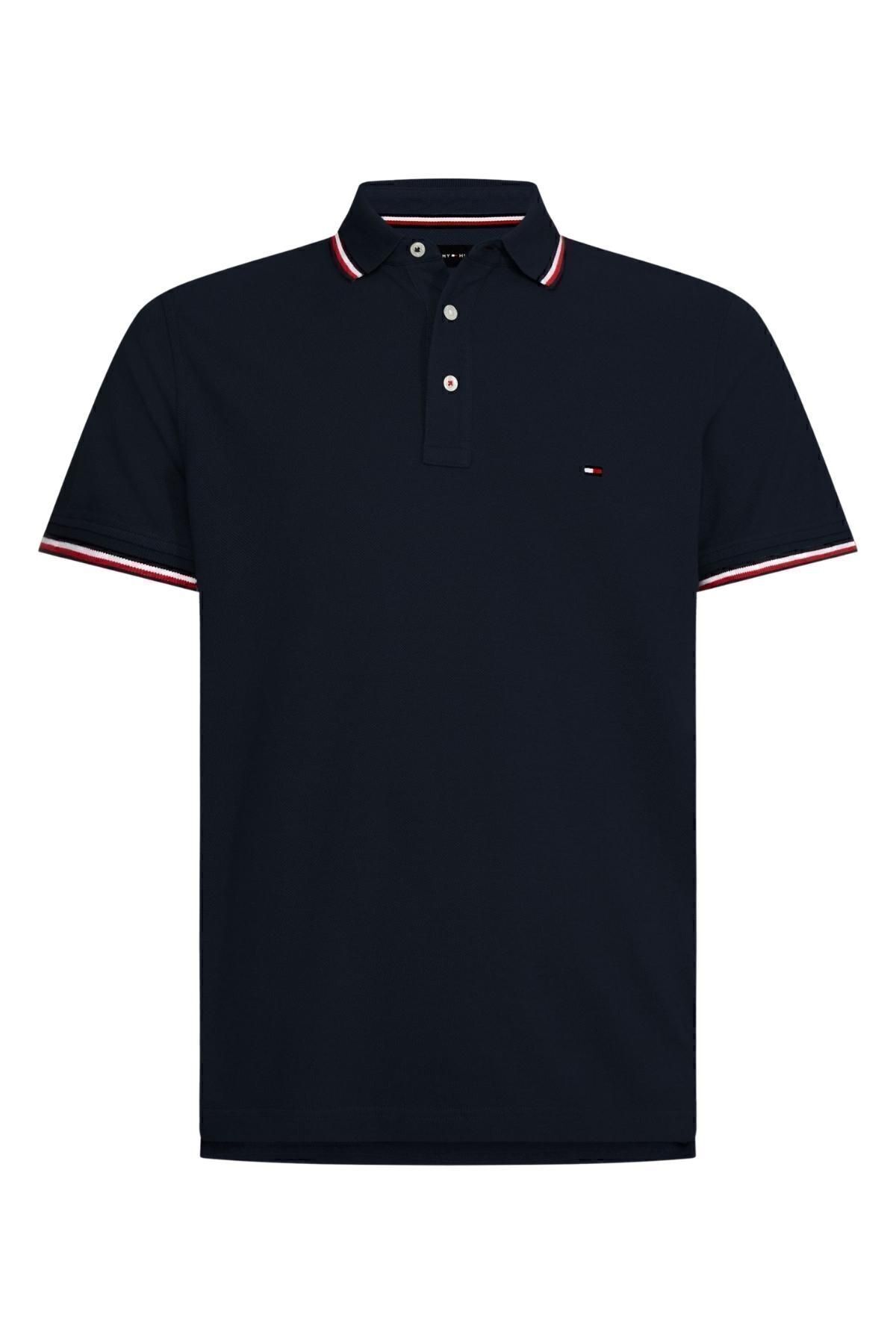 پولوشرت مردانه طرح دار آستین استاندارد | تامی هیلفیگر Tommy Hilfiger TYC00451832502