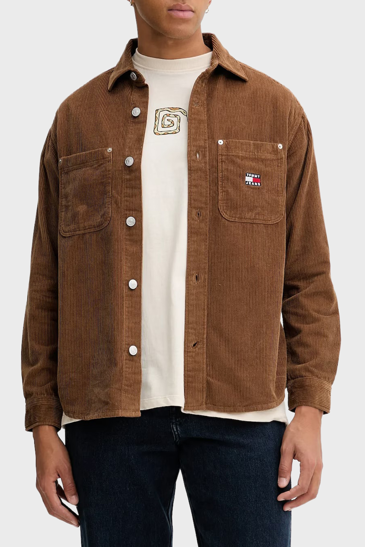پیراهن مردانه راسته آستین بلند | تامی جینز Tommy Jeans DM0DM22016 GVP
