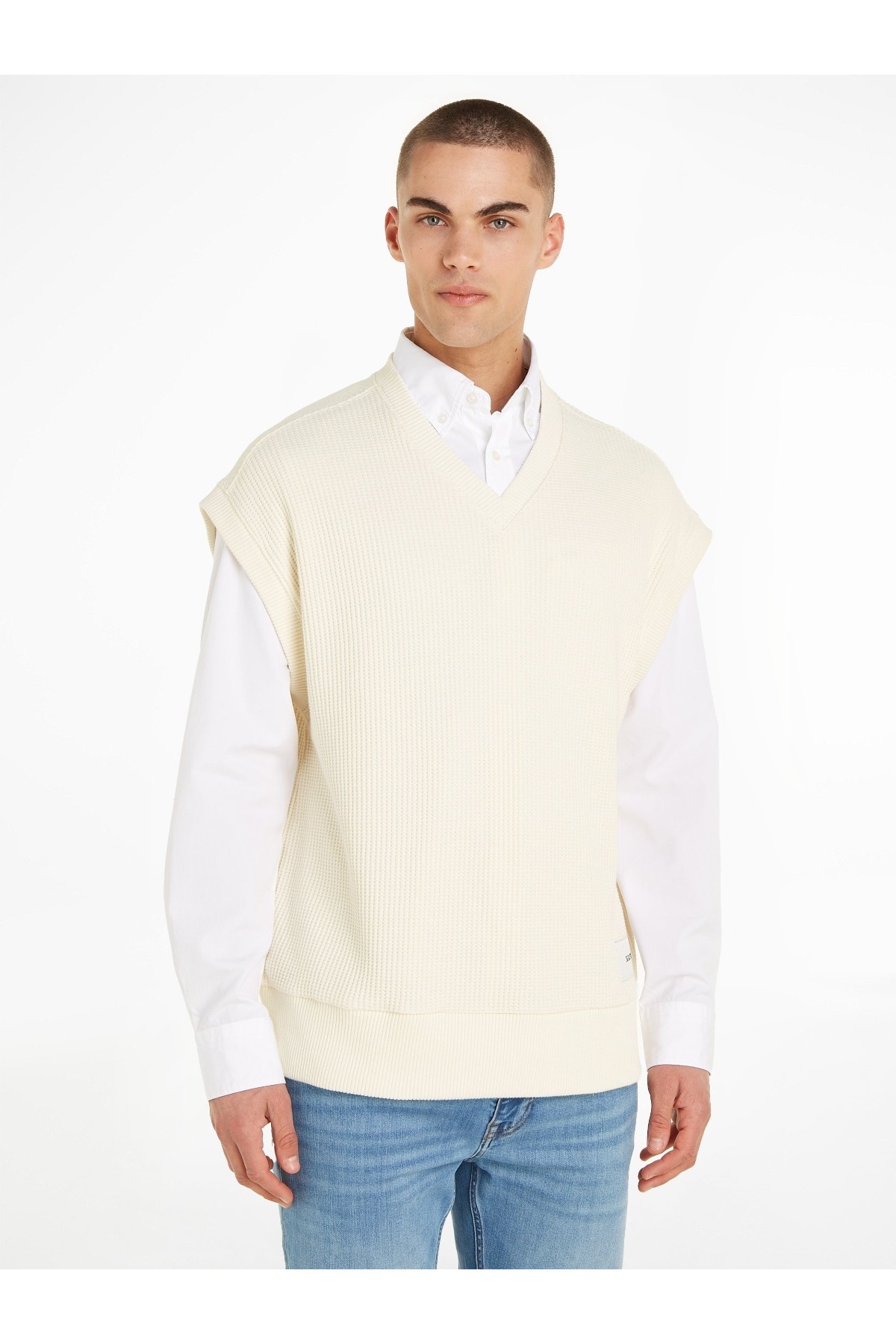 ژاکت مردانه بافتنی بدون آستین | تامی هیلفیگر Tommy Hilfiger WQ800Q21-TH