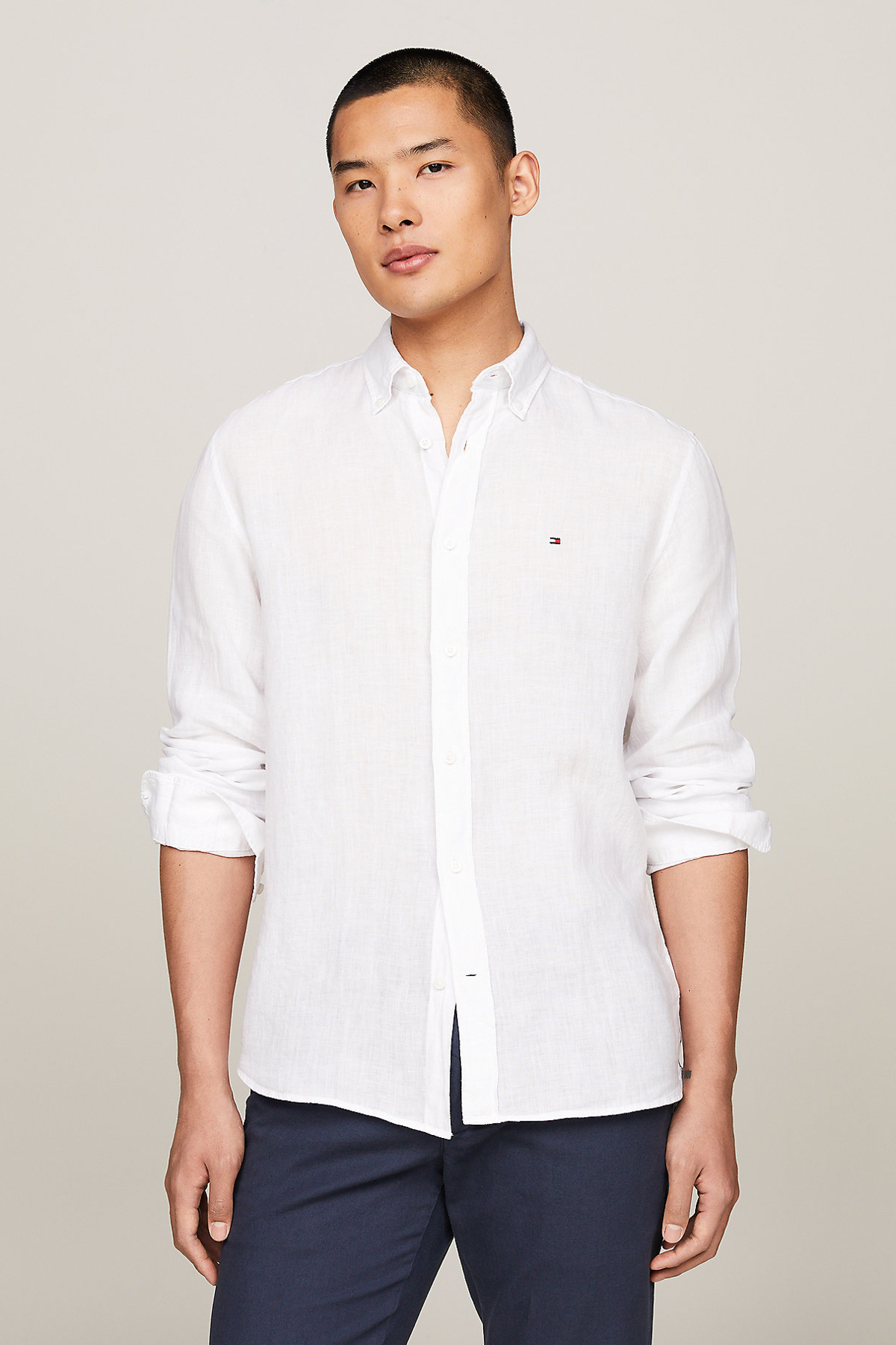 پیراهن مردانه راسته آستین استاندارد | تامی هیلفیگر Tommy Hilfiger MW0MW34602YCF