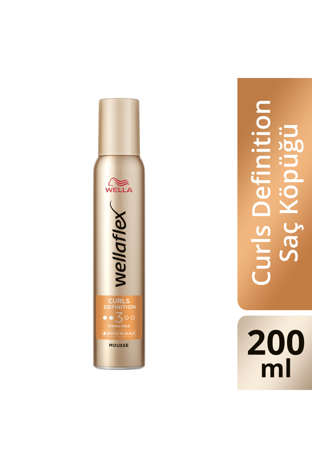 Wellaflex Curls Definition Curl Defining Hair mousse - 200 ml موس مو مردانه | ولا Wella 4056800563081-T