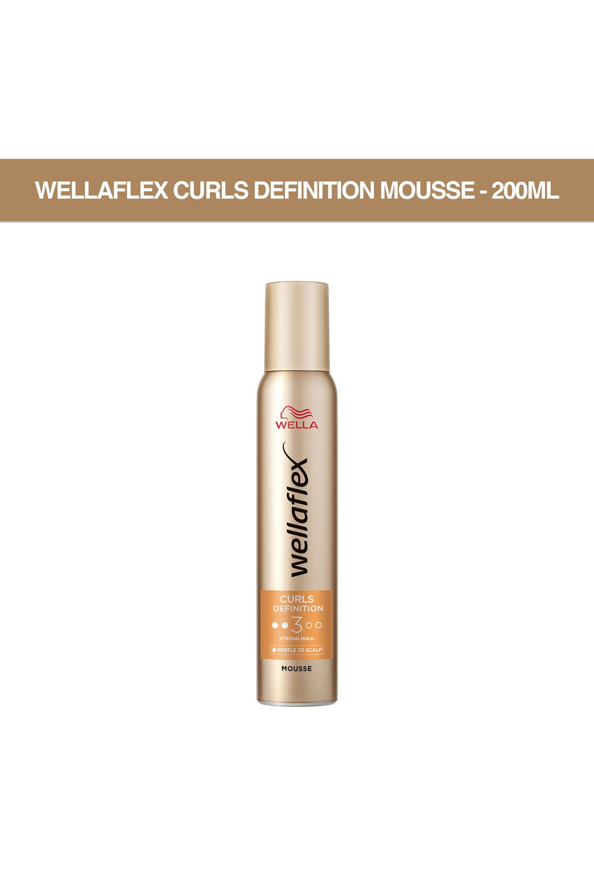 Flex Curls Defining Hair Mousse - Curl Definer 200ml موس مو مردانه | ولا Wella 4056800565801