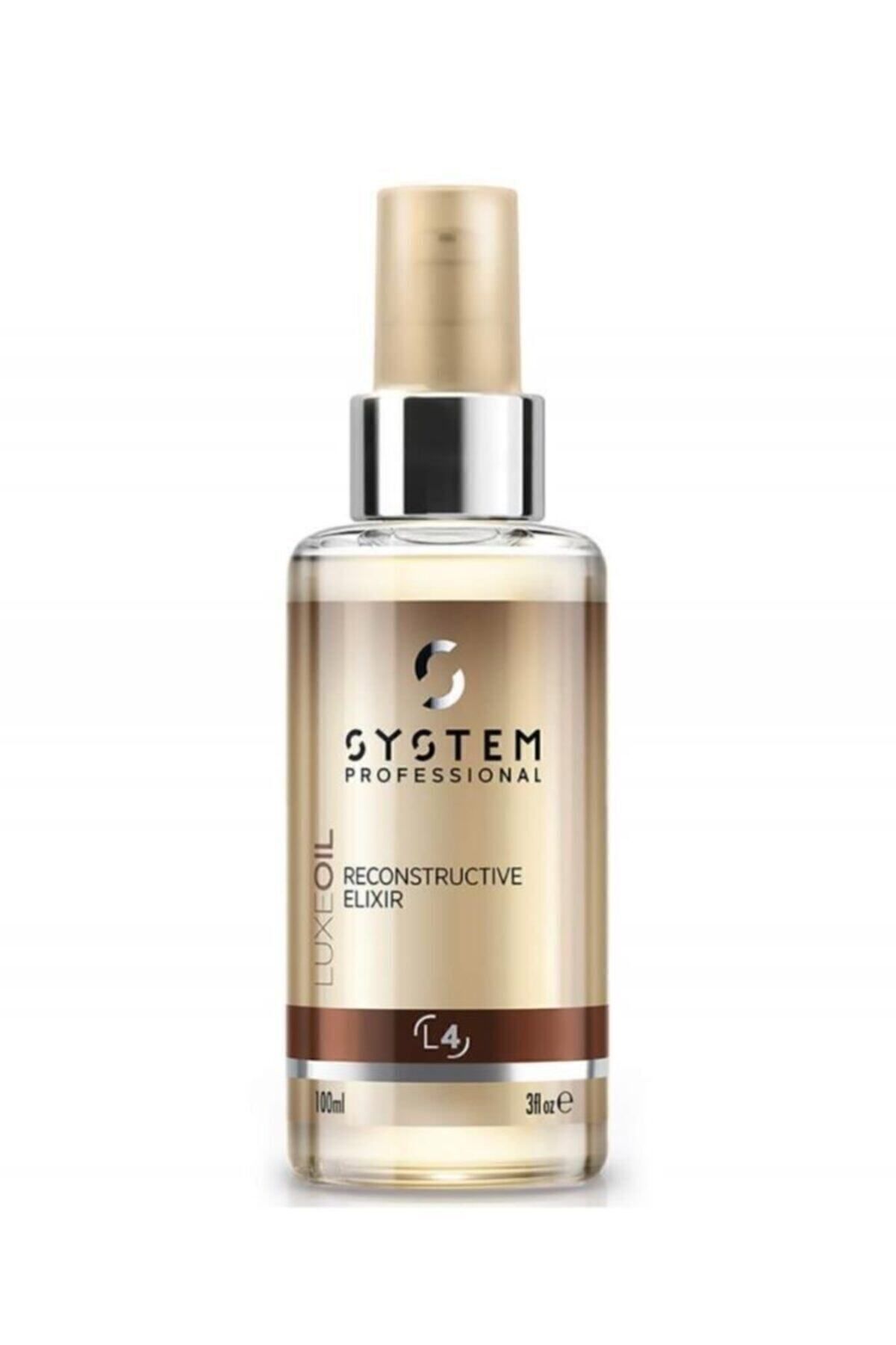System Reconstructive Luxeoil Elixir 100 ml سرم و روغن مو زنانه | ولا Wella 8005610424750
