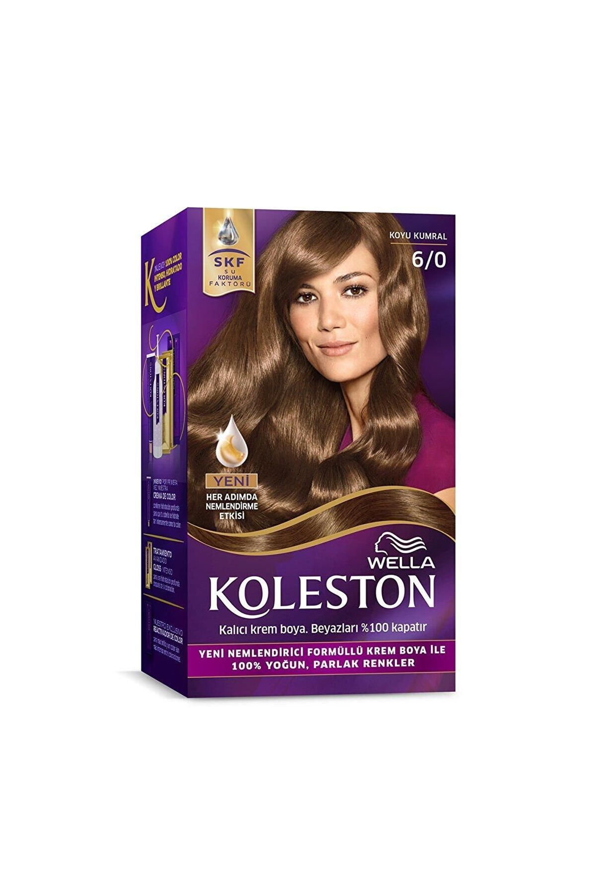 کیت Koleston 6/0 Kolestonkit قهوه ای تیره- رنگ مو زنانه | ولا Wella KolestonKit
