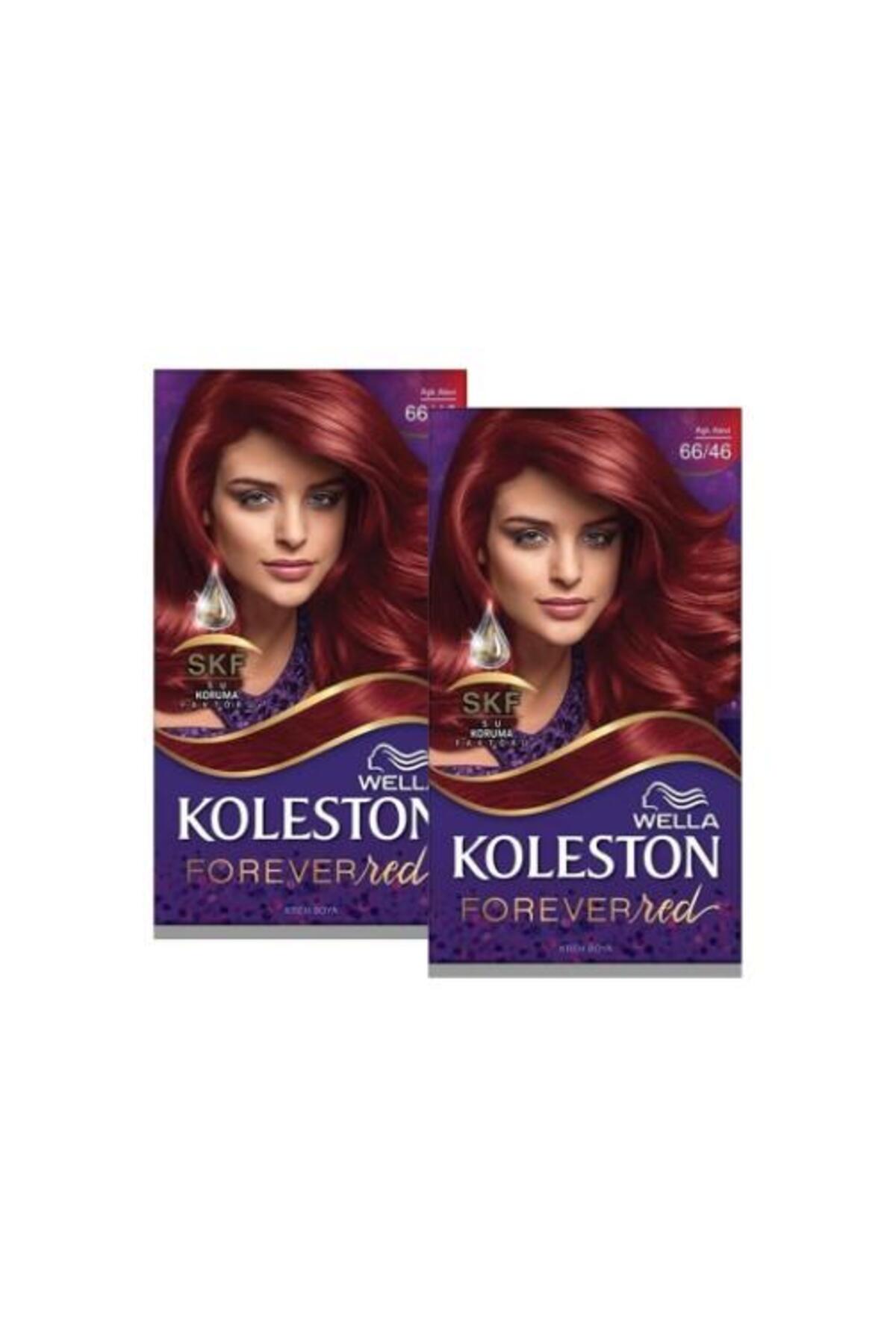 رنگ موی کولستون کیت 66/46 گیلاسی قرمز X 2 عدد رنگ مو زنانه | ولا Wella 4056800813131-2