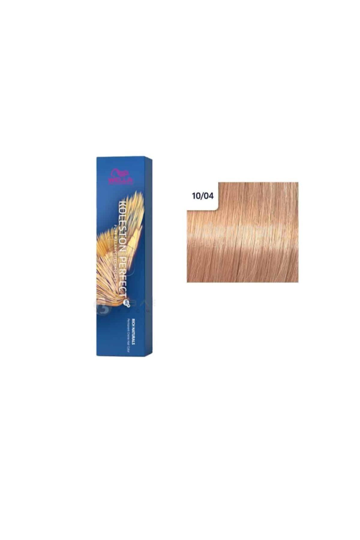 رنگ موی بلوند قرمز طبیعی Koleston Perfect Me+ 10/04 60 میلی لیتر رنگ مو زنانه | ولا Wella 8005610665498