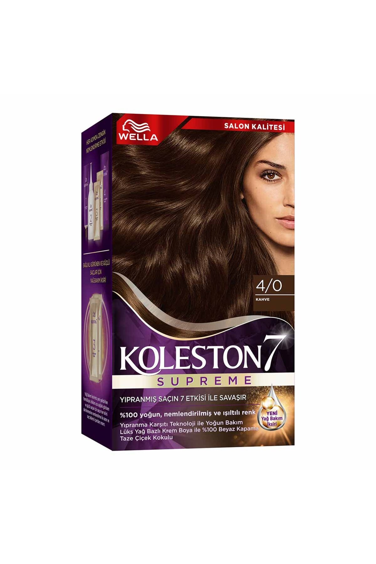 رنگ موی Koleston Supreme 4/0 Brown رنگ مو زنانه | ولا Wella 34485104