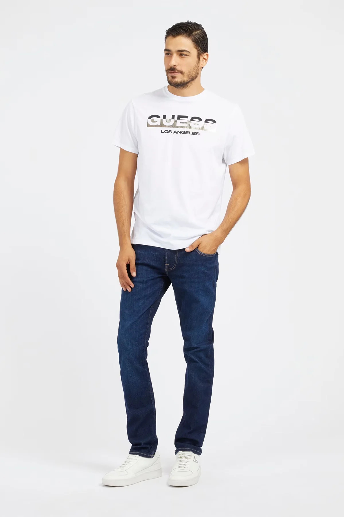 شلوار جین مردانه جین مردانه فاق نرمال | گس Guess M4RAN1D58O1