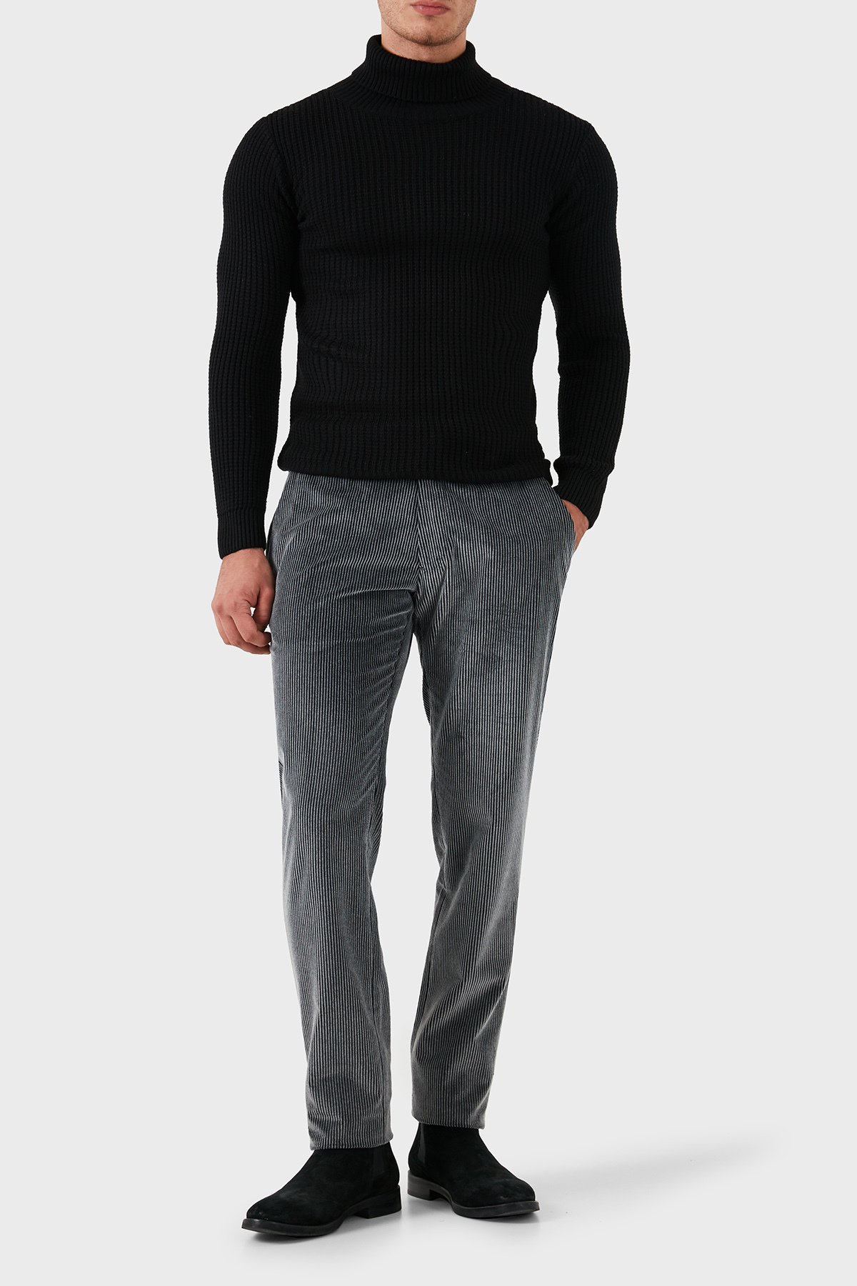 شلوار مردانه راسته فاق نرمال | امپوریو آرمانی Emporio Armani EM000076 TE11124 U8124