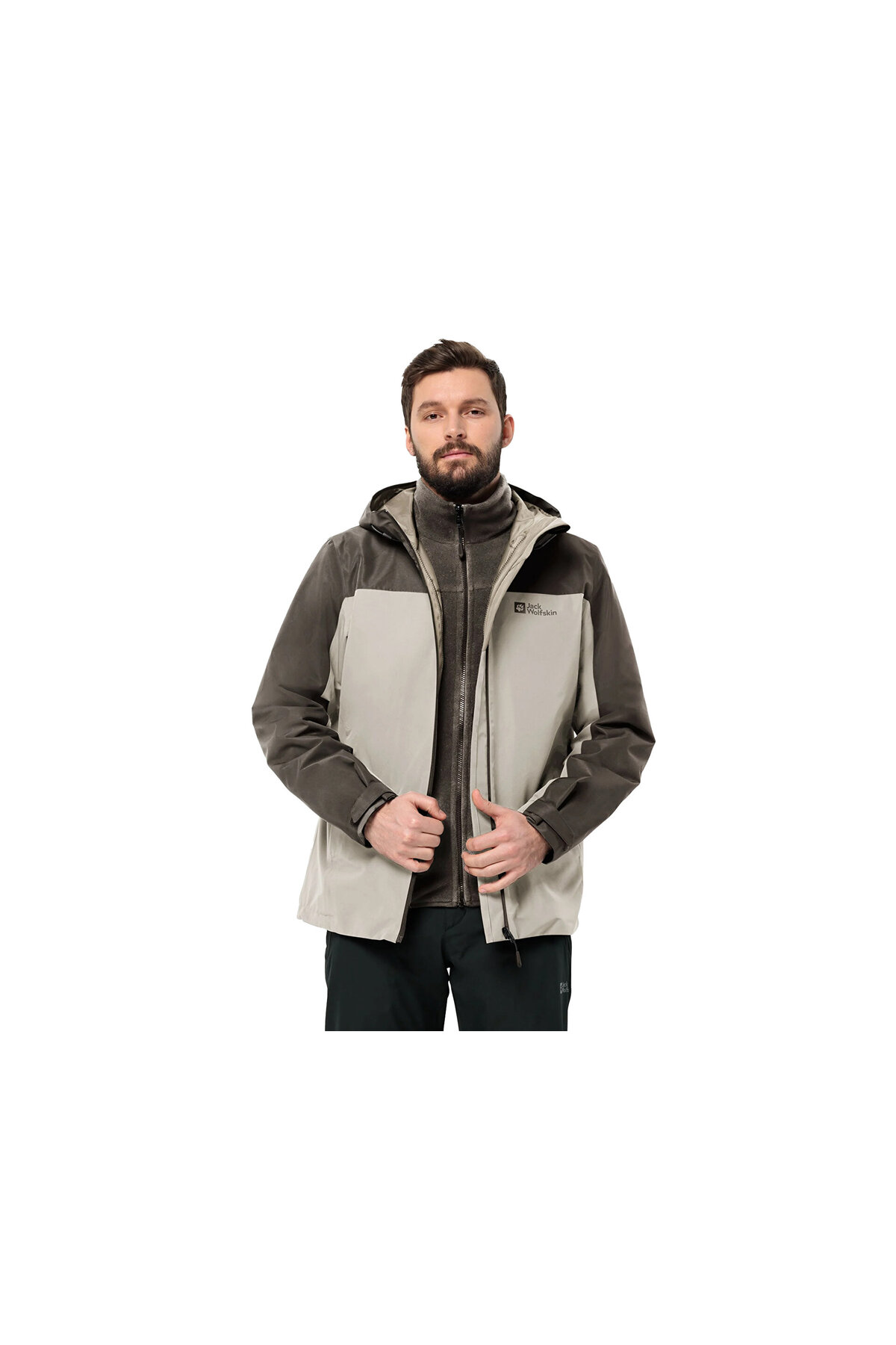 کاپشن مردانه راسته آستین استاندارد | جک ولف اسکین Jack Wolfskin TKST4