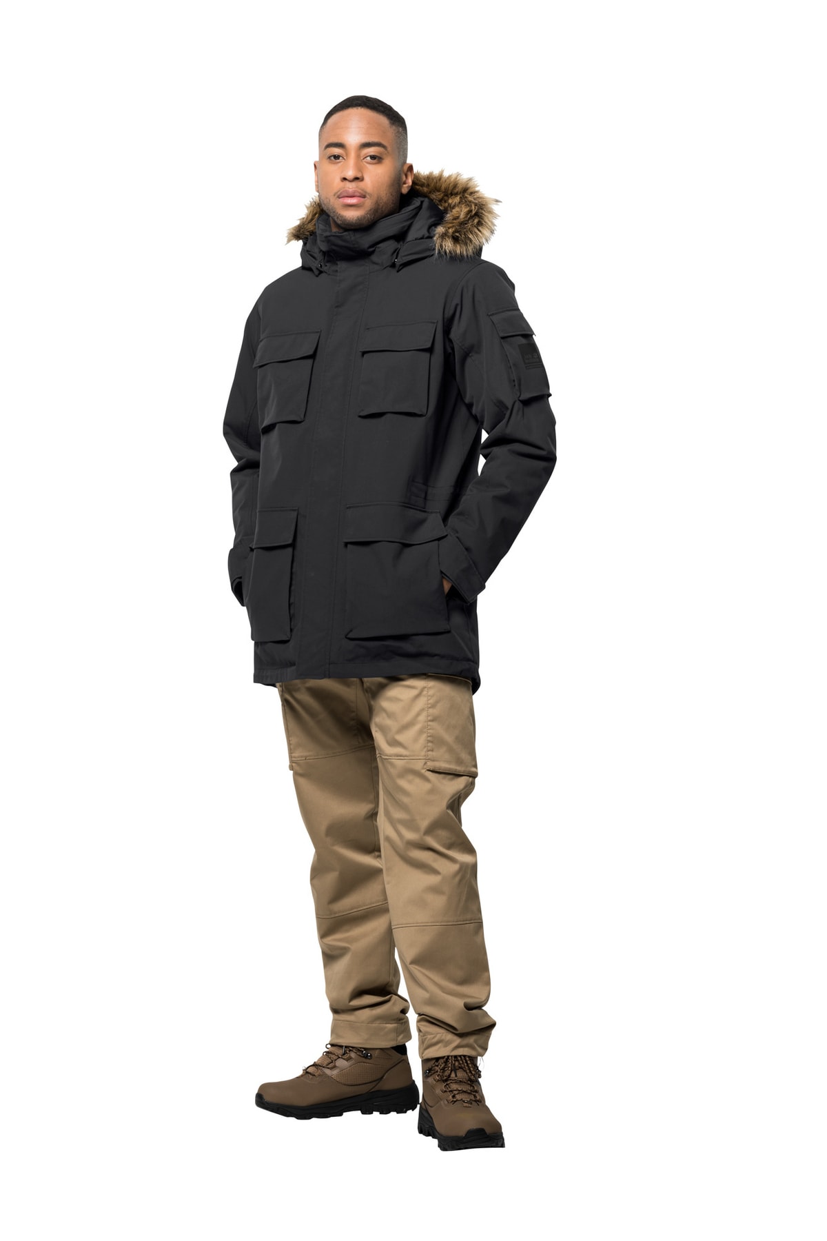 کاپشن مردانه راسته آستین افتاده | جک ولف اسکین Jack Wolfskin 5002961186