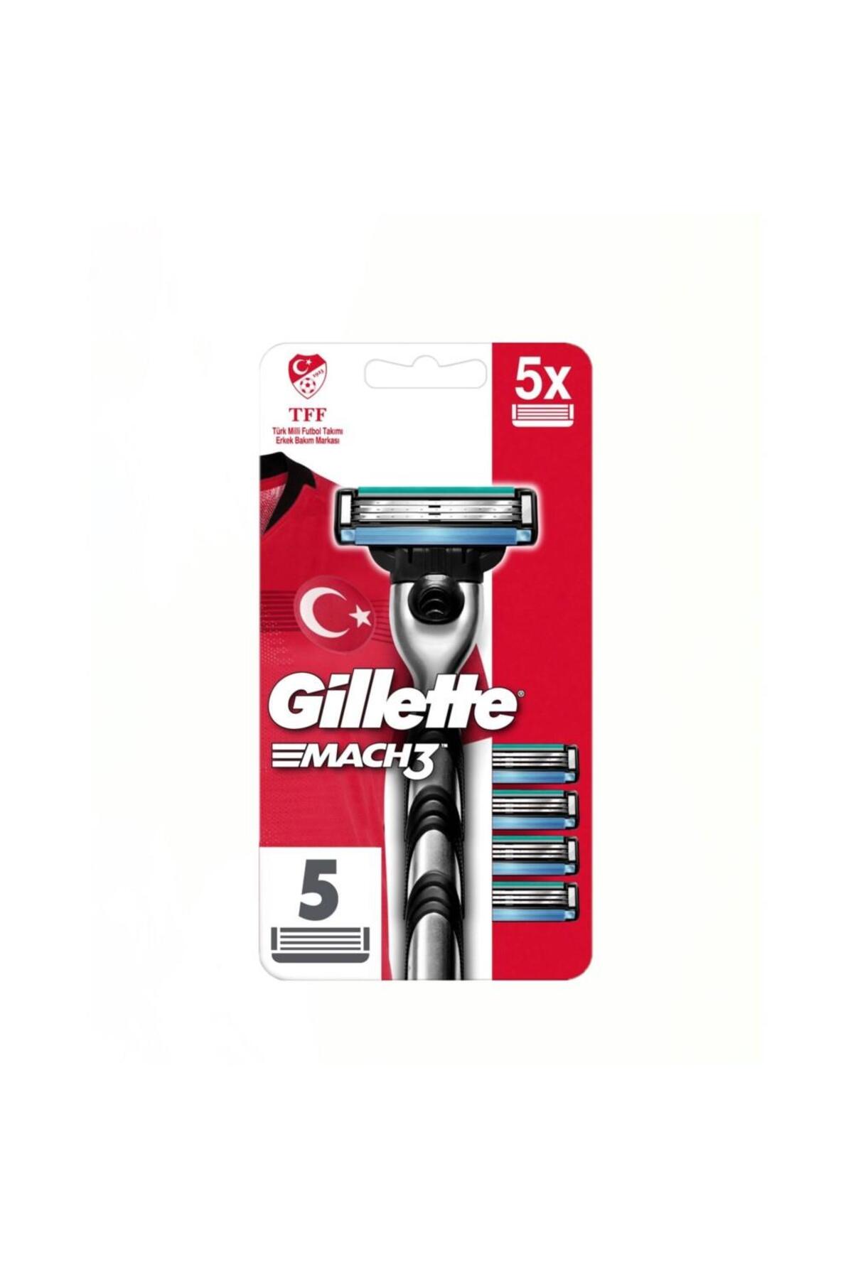 تیغ اصلاح مردانه | ژیلت Gillette gıllette mach 3 makine 5 yedekli