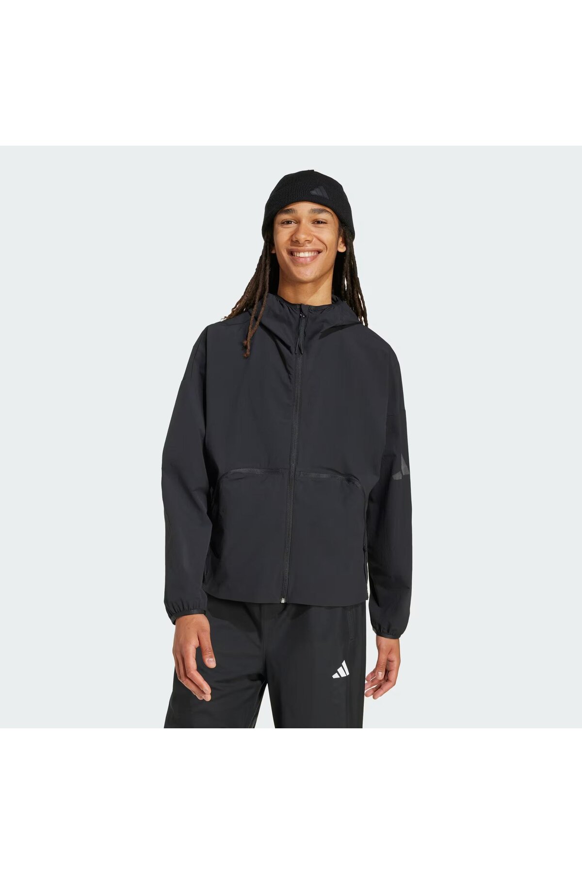 بارانی و بادگیر مردانه راسته آستین استاندارد | آدیداس adidas JM3936