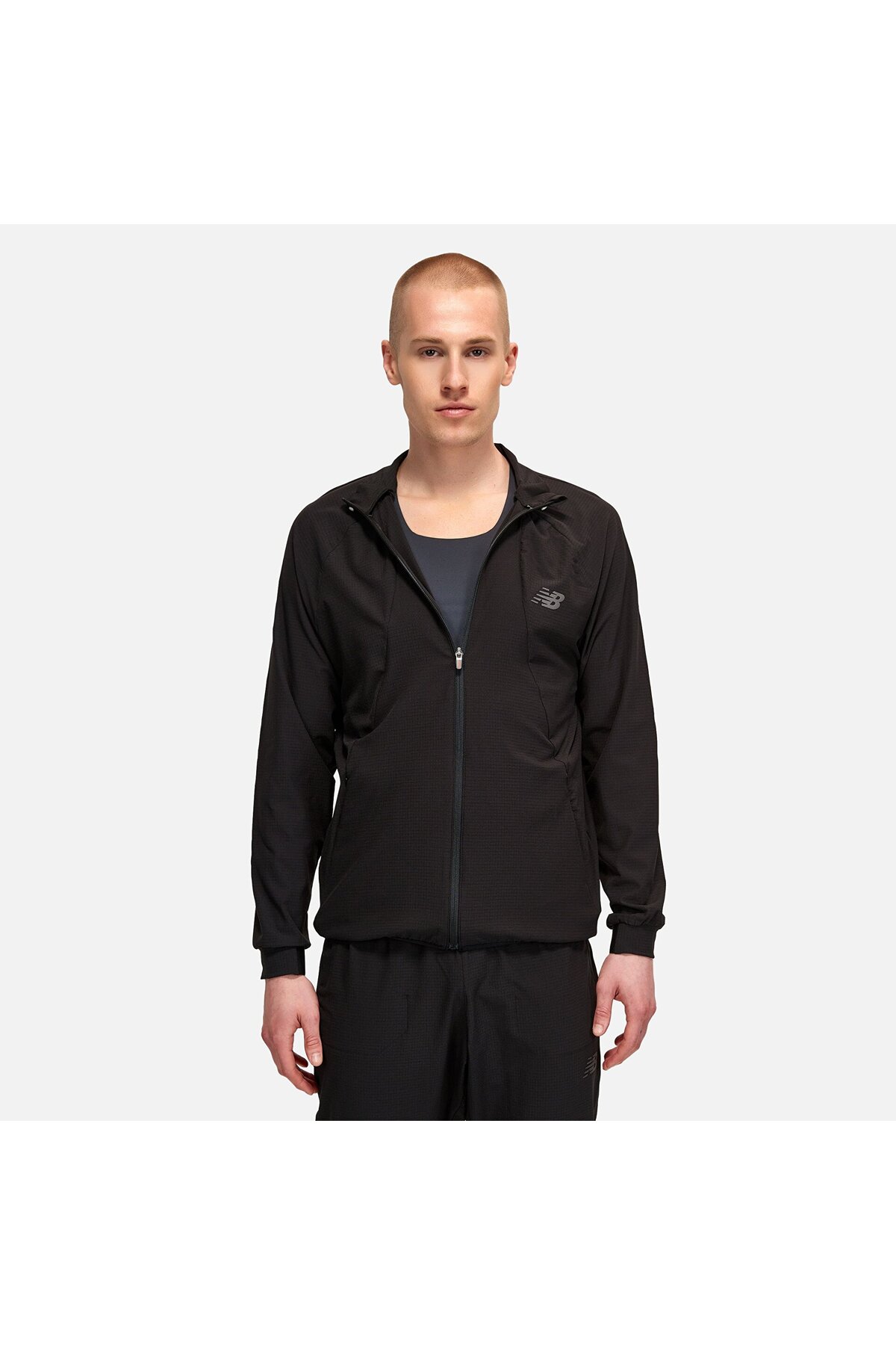 ژاکت اسپورت مردانه راسته آستین بلند | نیو بالانس New Balance MNJ1446-BK