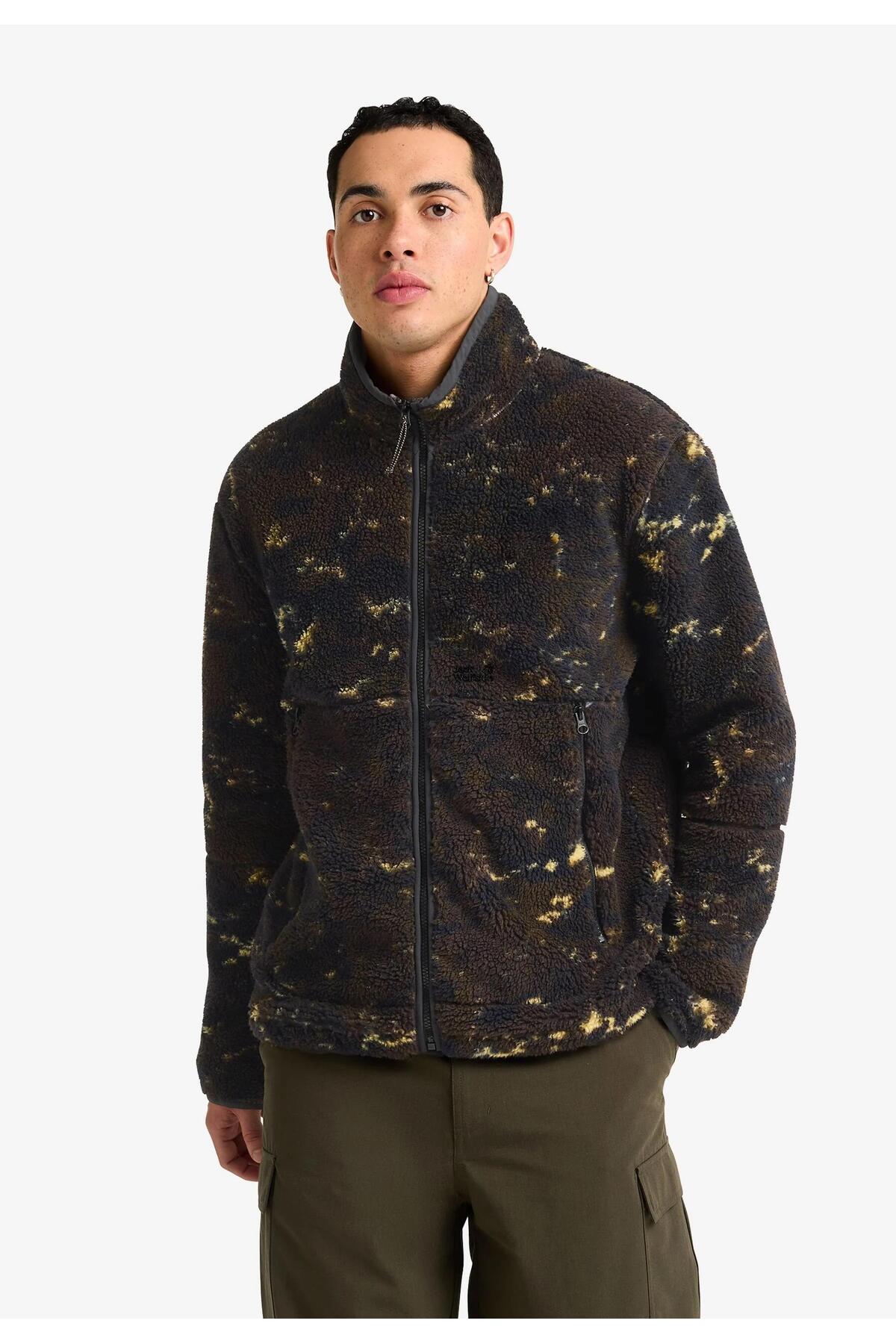 ژاکت اسپورت مردانه استتار آستین بلند | جک ولف اسکین Jack Wolfskin A65120