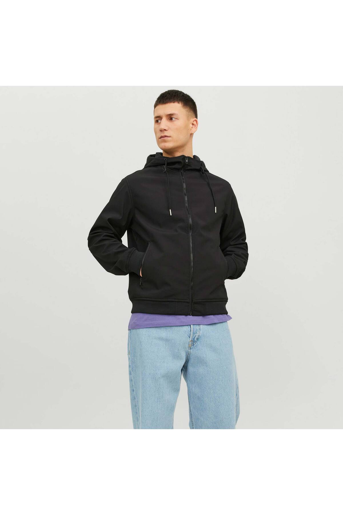 ژاکت اسپورت مردانه راسته آستین بلند | جک اند جونز Jack & Jones 12236300-B