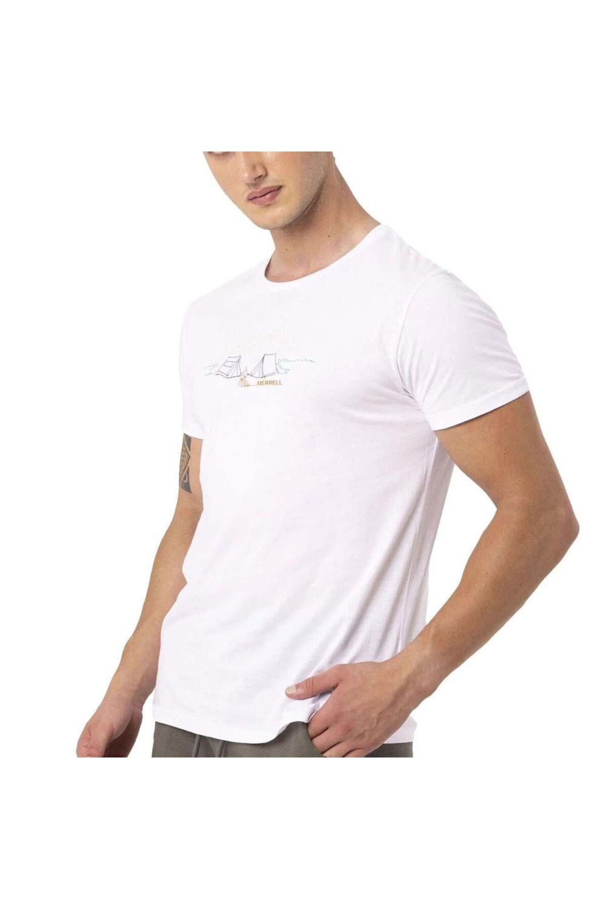 تی شرت مردانه راسته آستین کوتاه | مرل Merrell M4TAMPM-10