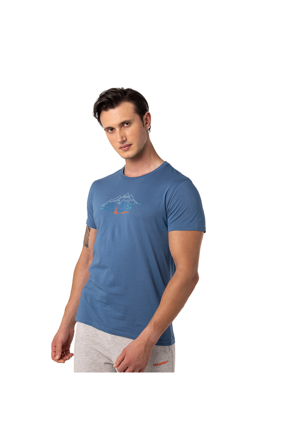 تی شرت مردانه راسته آستین کوتاه | مرل Merrell M4TAMPM-34065