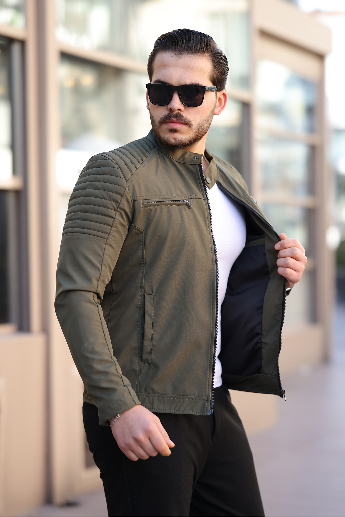 کاپشن مردانه راسته آستین بلند | مرو لایف Mero Life MERO-150